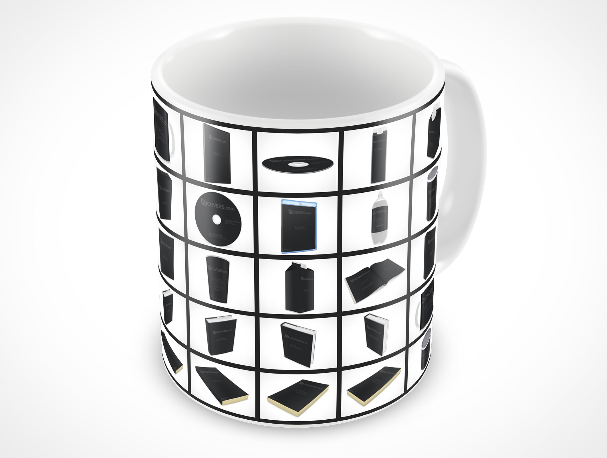 Ceramic Coffee Mug Mockup 5r2