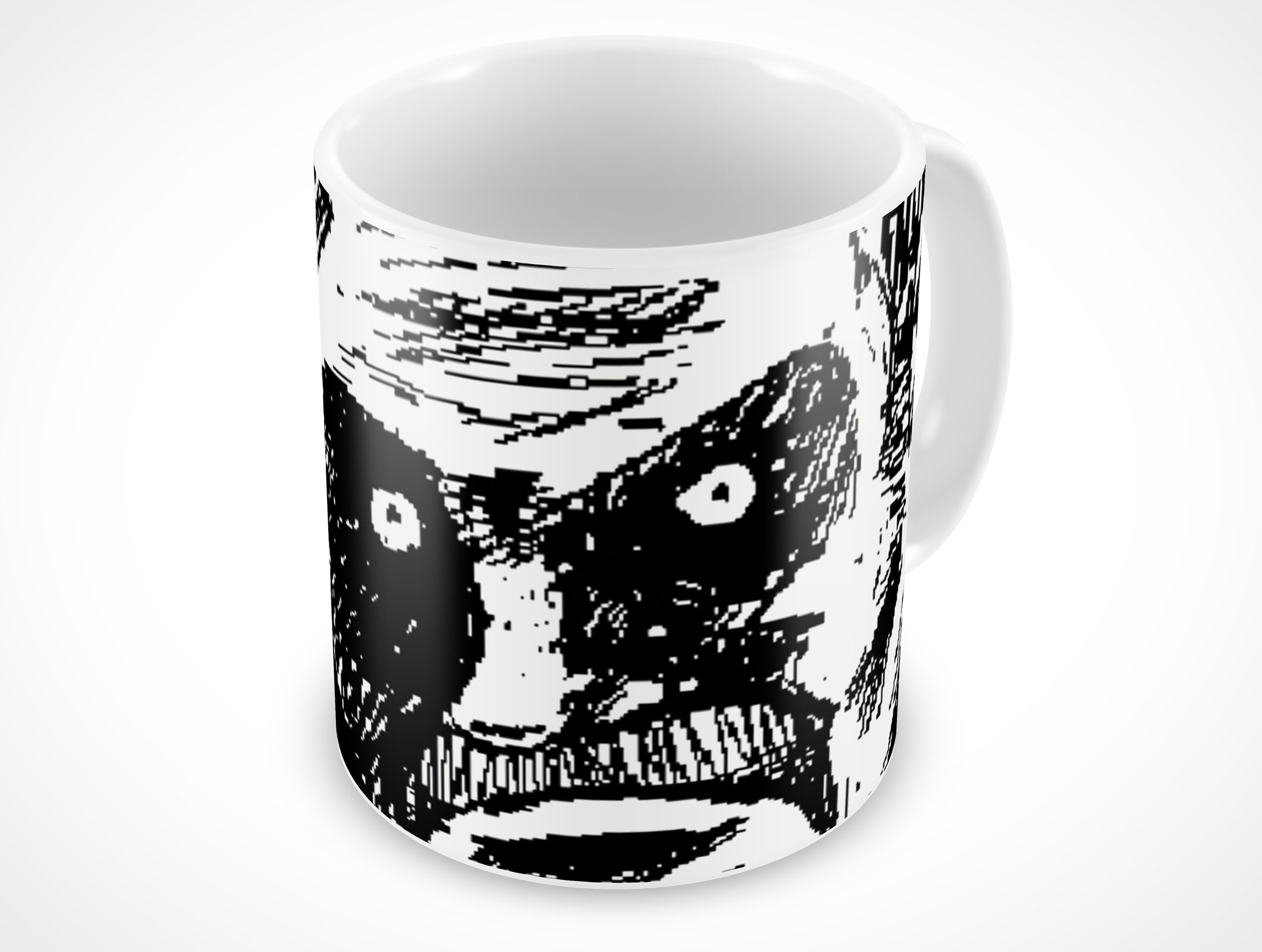 Ceramic Coffee Mug Mockup 5r4