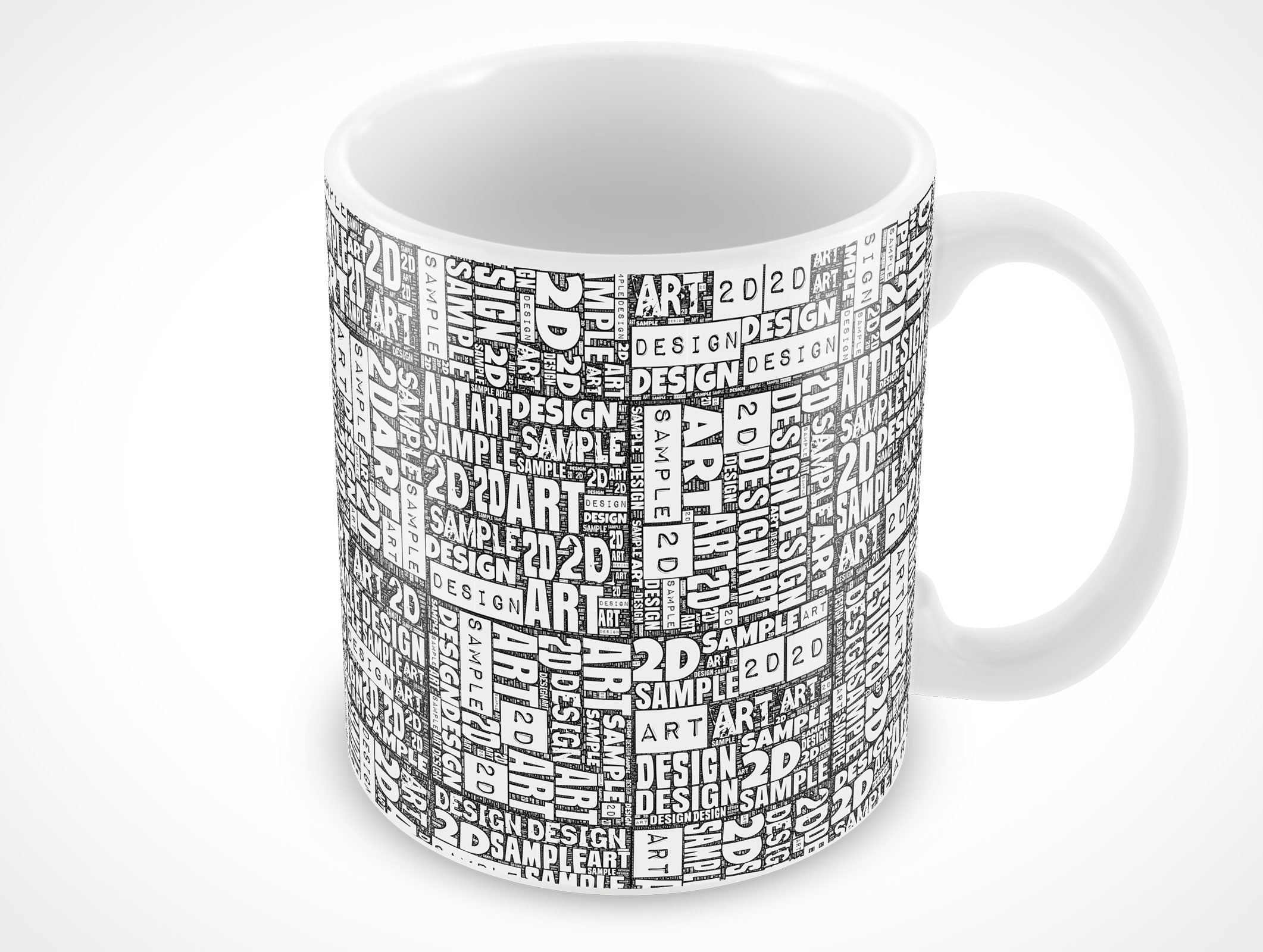 Ceramic Coffee Mug Mockup 6r3