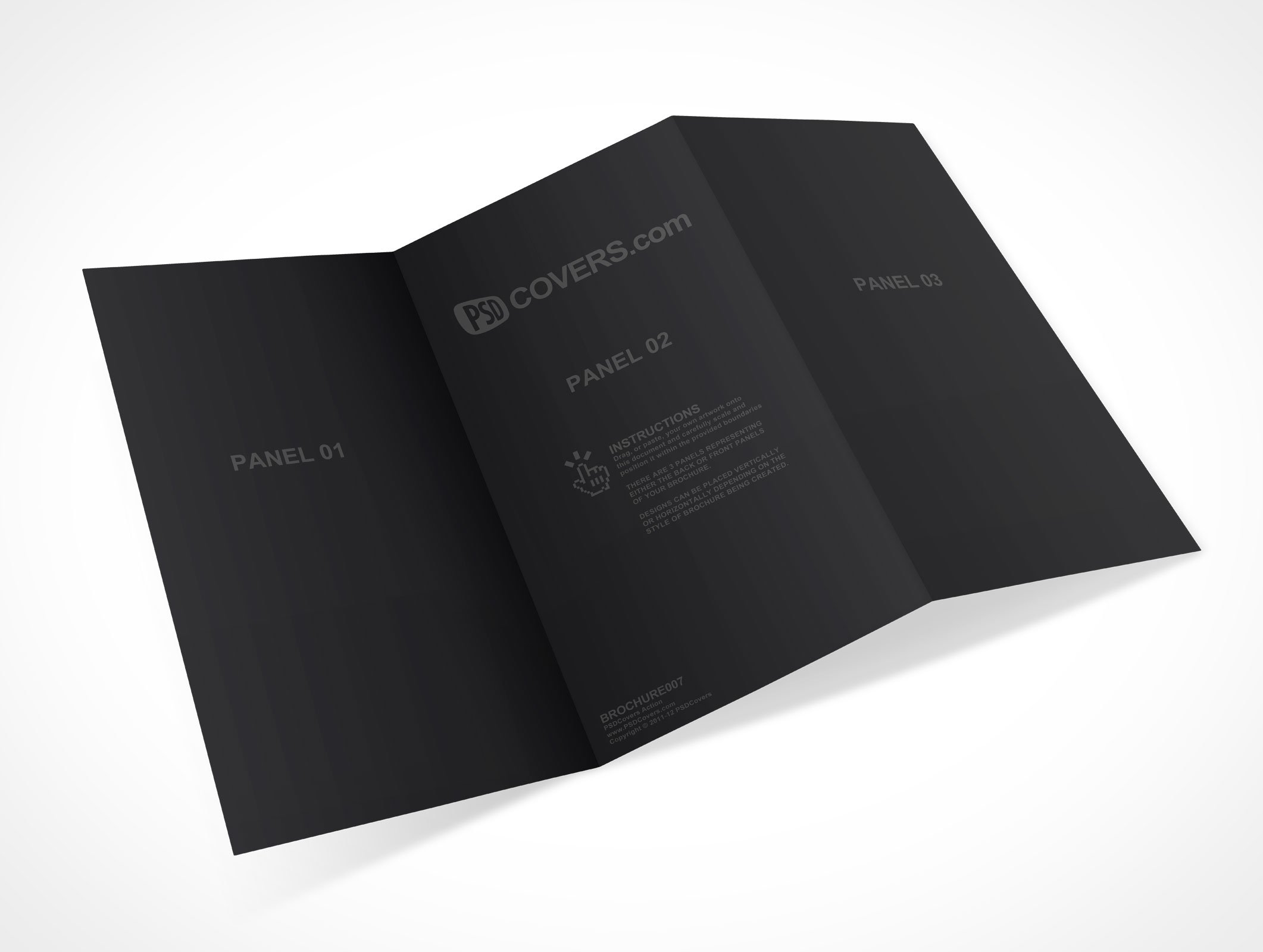 Tri-Fold Brochure Mockup 7