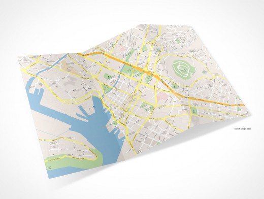 Tri-Fold Brochure Mockup 7r