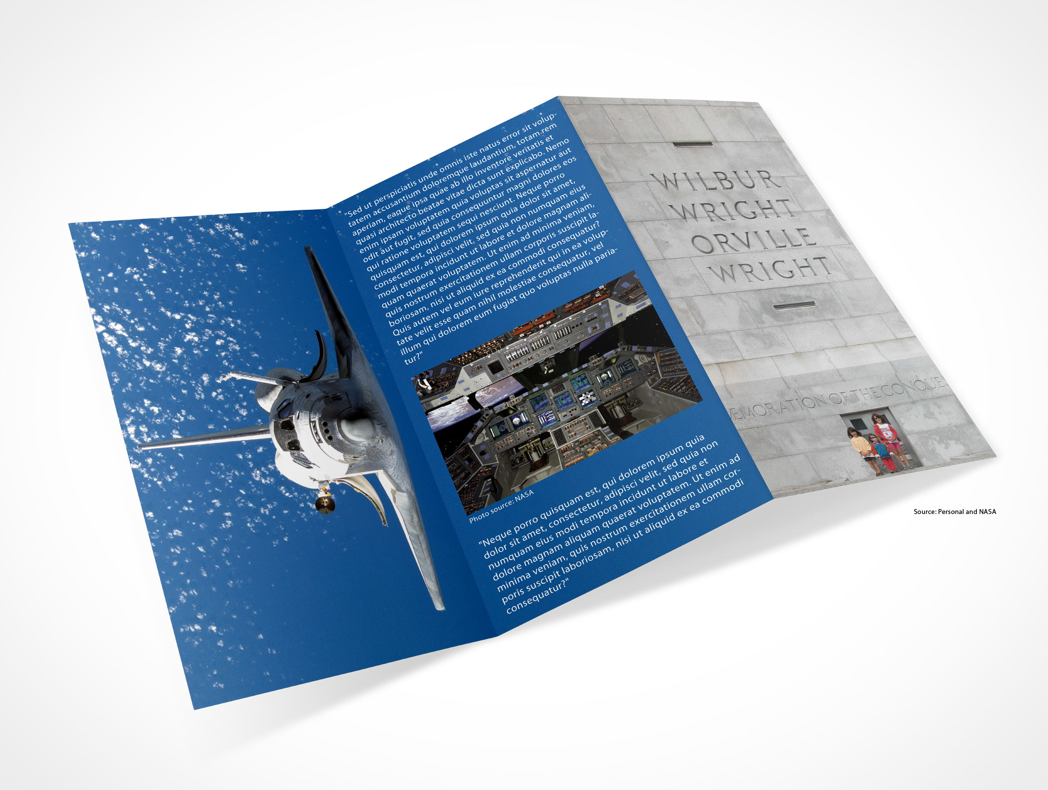 Tri-Fold Brochure Mockup 7r2