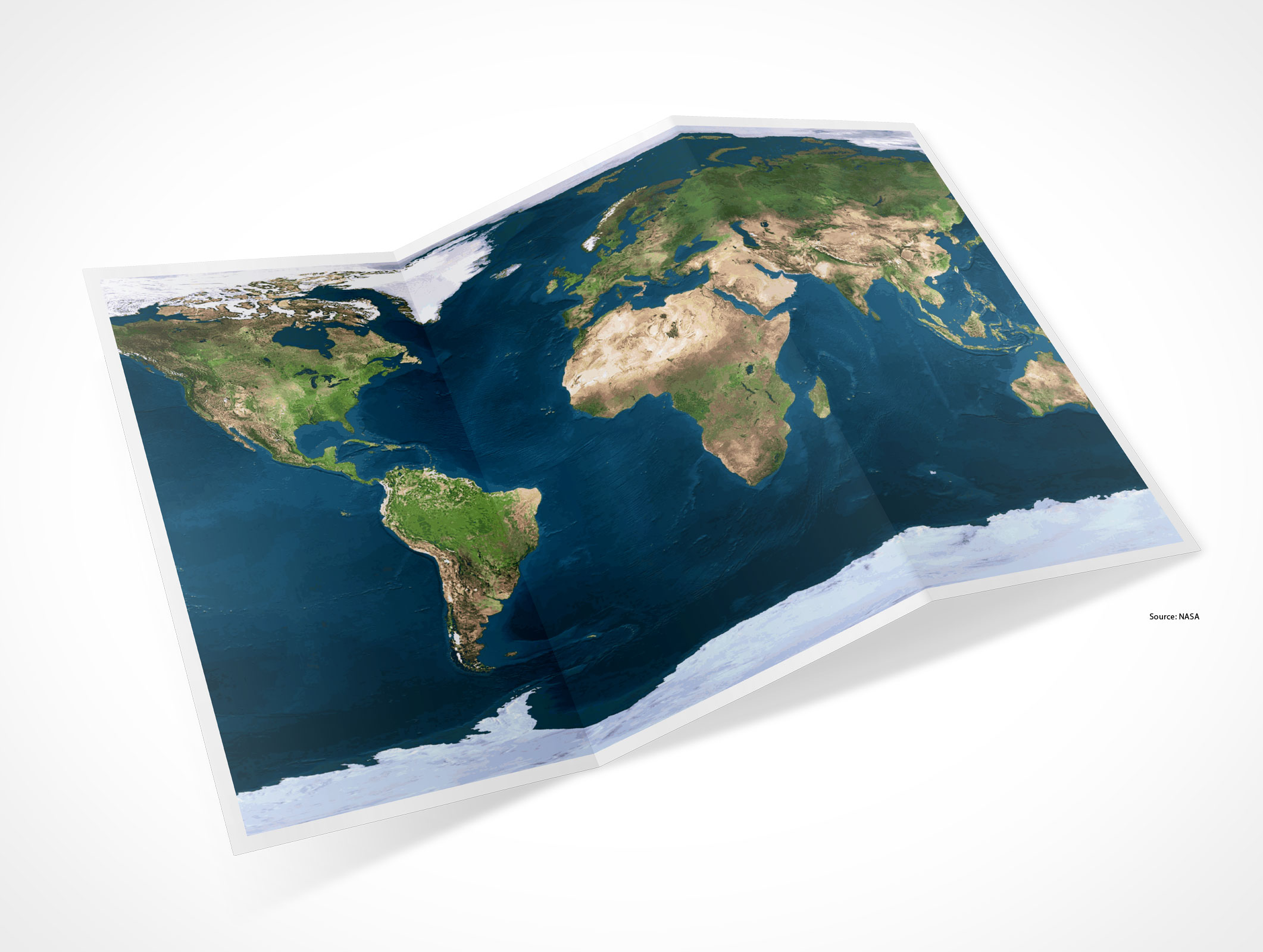 Tri-Fold Brochure Mockup 7r5