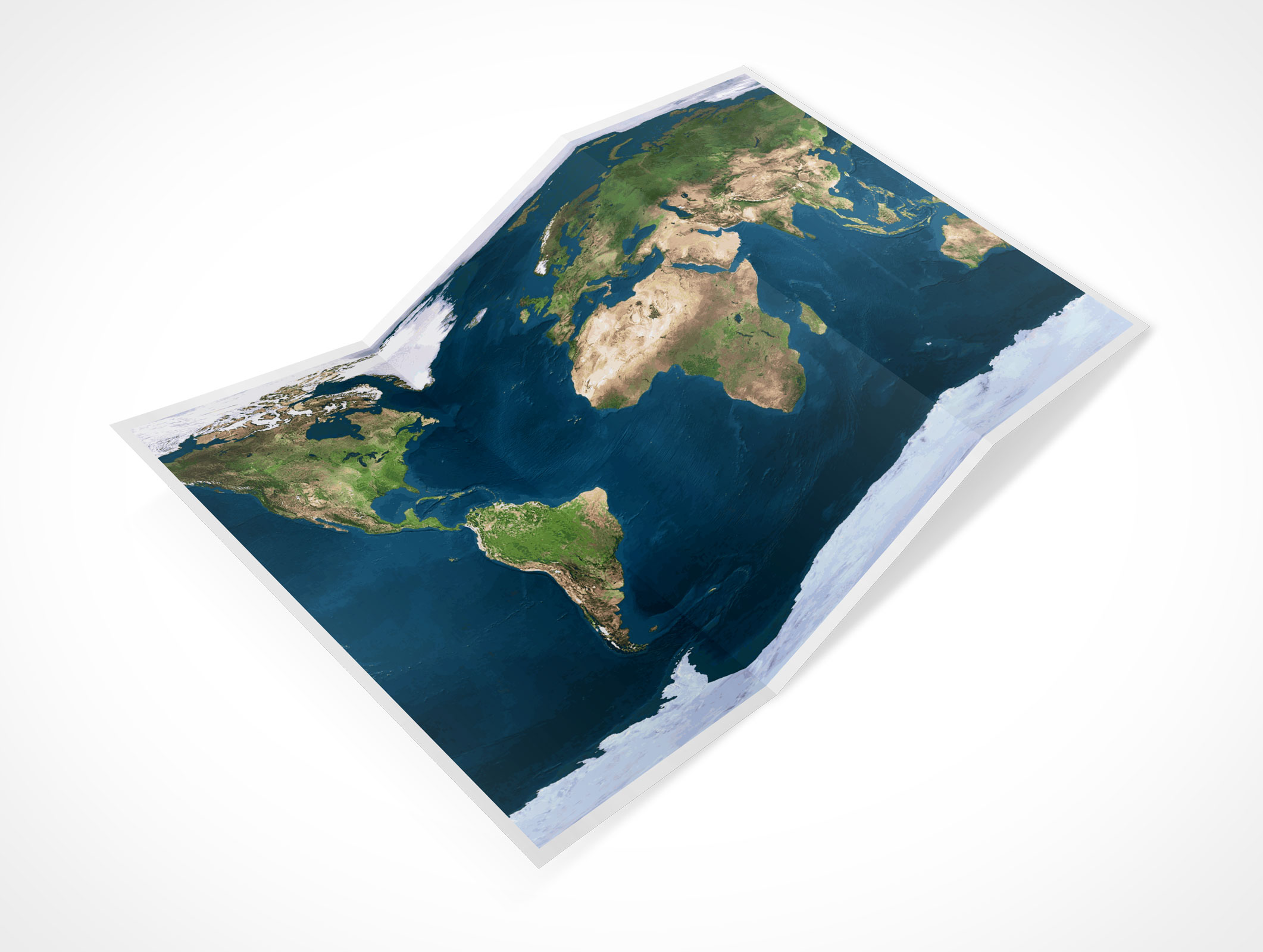 Tri-Fold Brochure Mockup 8r5