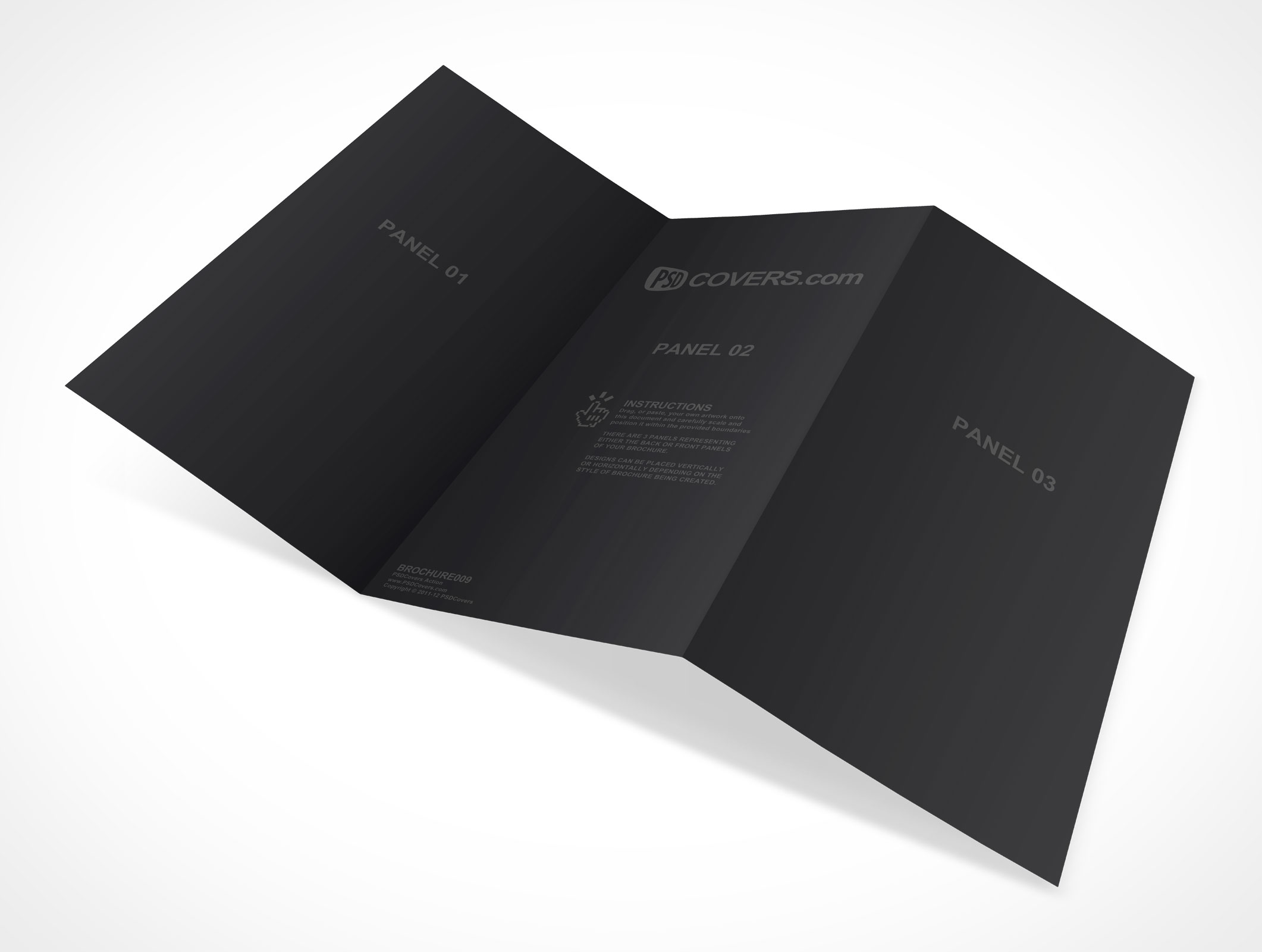 Tri-Fold Brochure Mockup 9