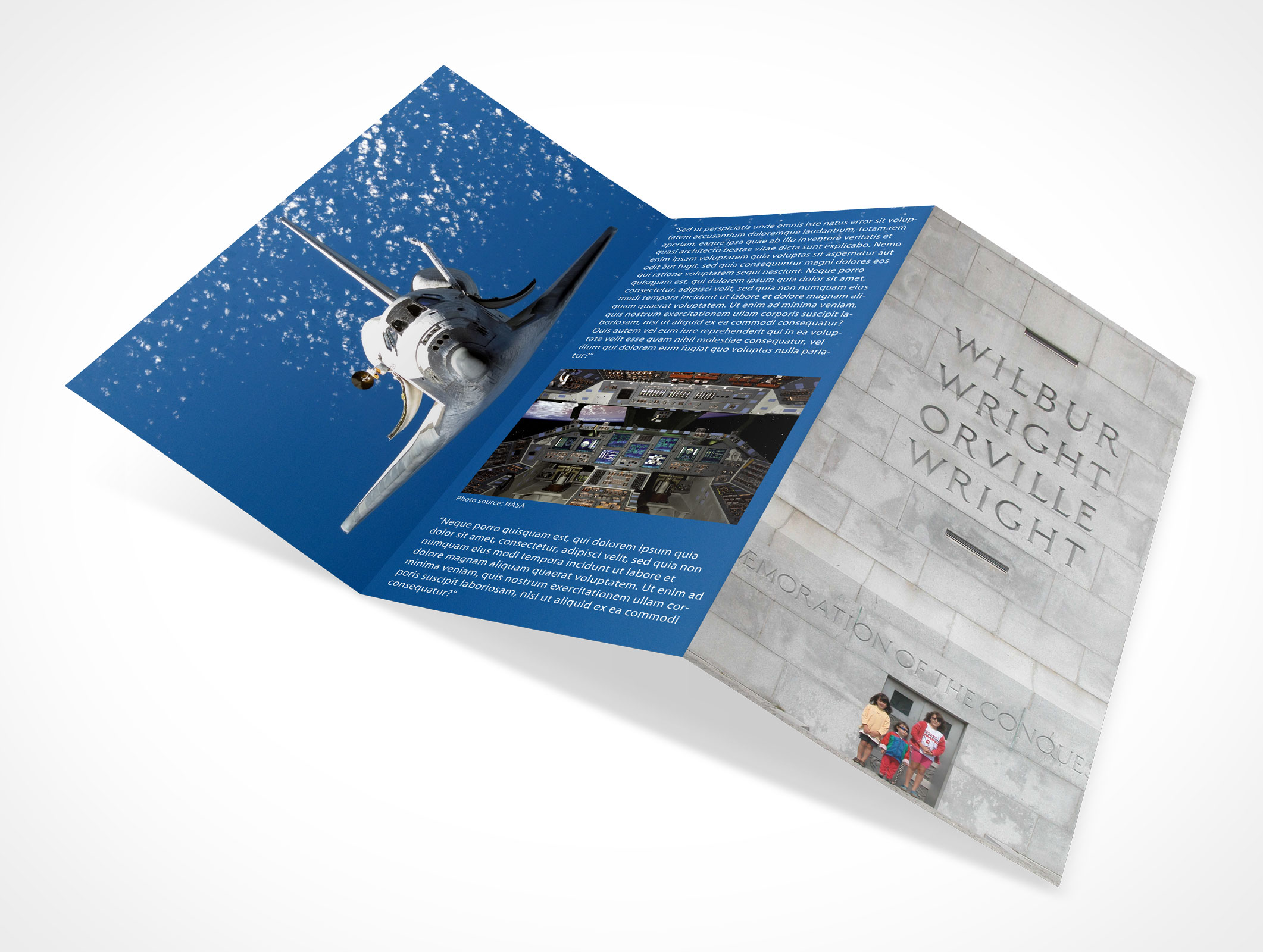 Tri-Fold Brochure Mockup 9r3