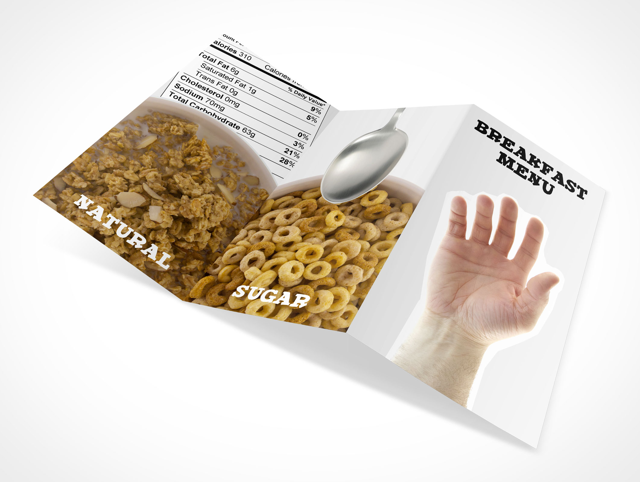 Tri-Fold Brochure Mockup 9r4