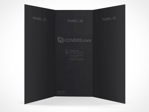 8.5 x 11 Tri-Fold Brochure Mockup 11