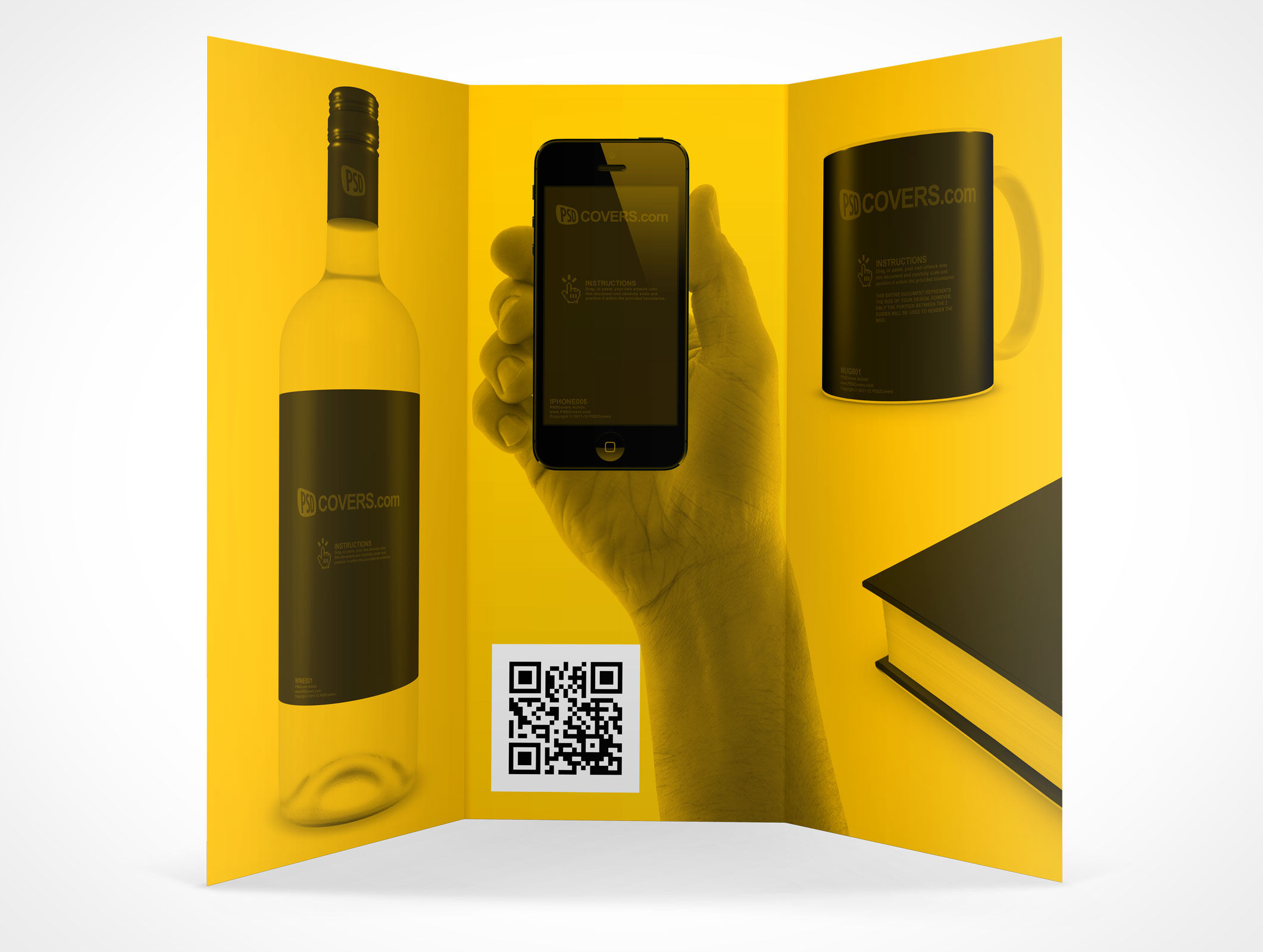 8.5 x 11 Tri-Fold Brochure Mockup 11r3