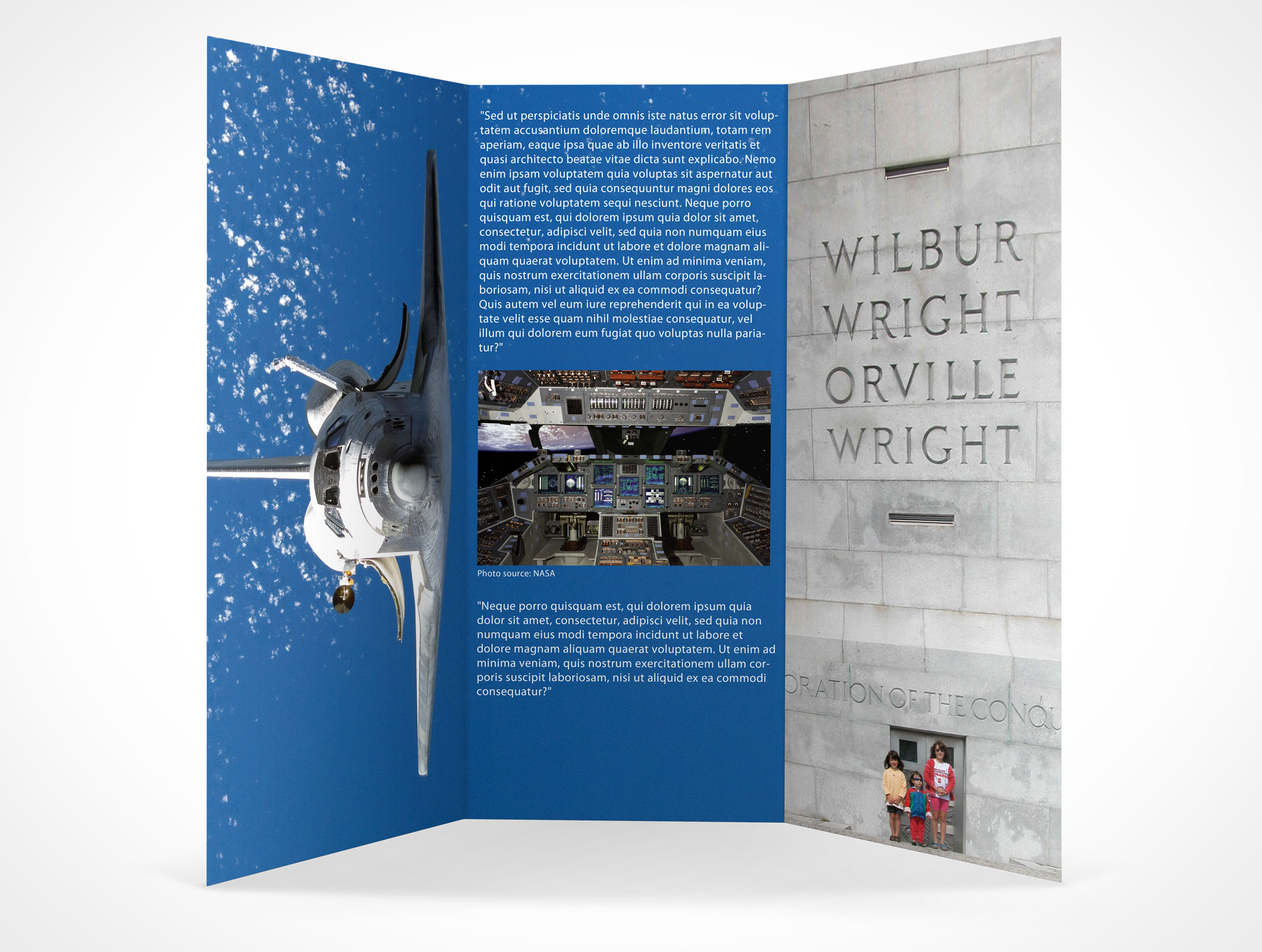 8.5 x 11 Tri-Fold Brochure Mockup 11r4