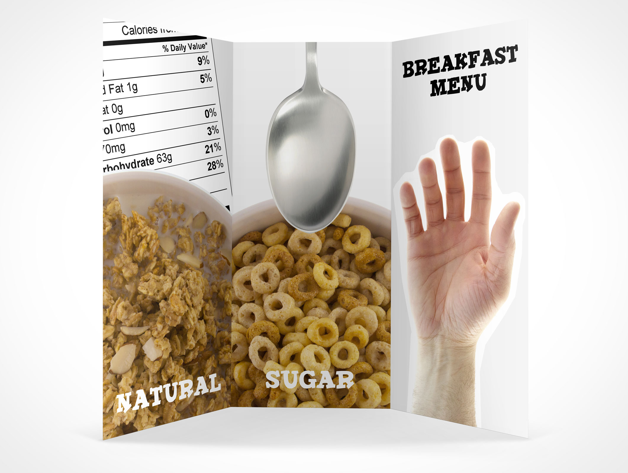 8.5 x 11 Tri-Fold Brochure Mockup 11r5