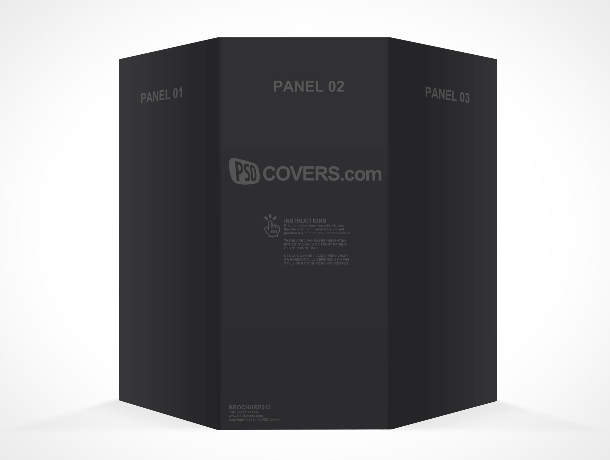 8.5 x 11 Tri-Fold Brochure Mockup 13