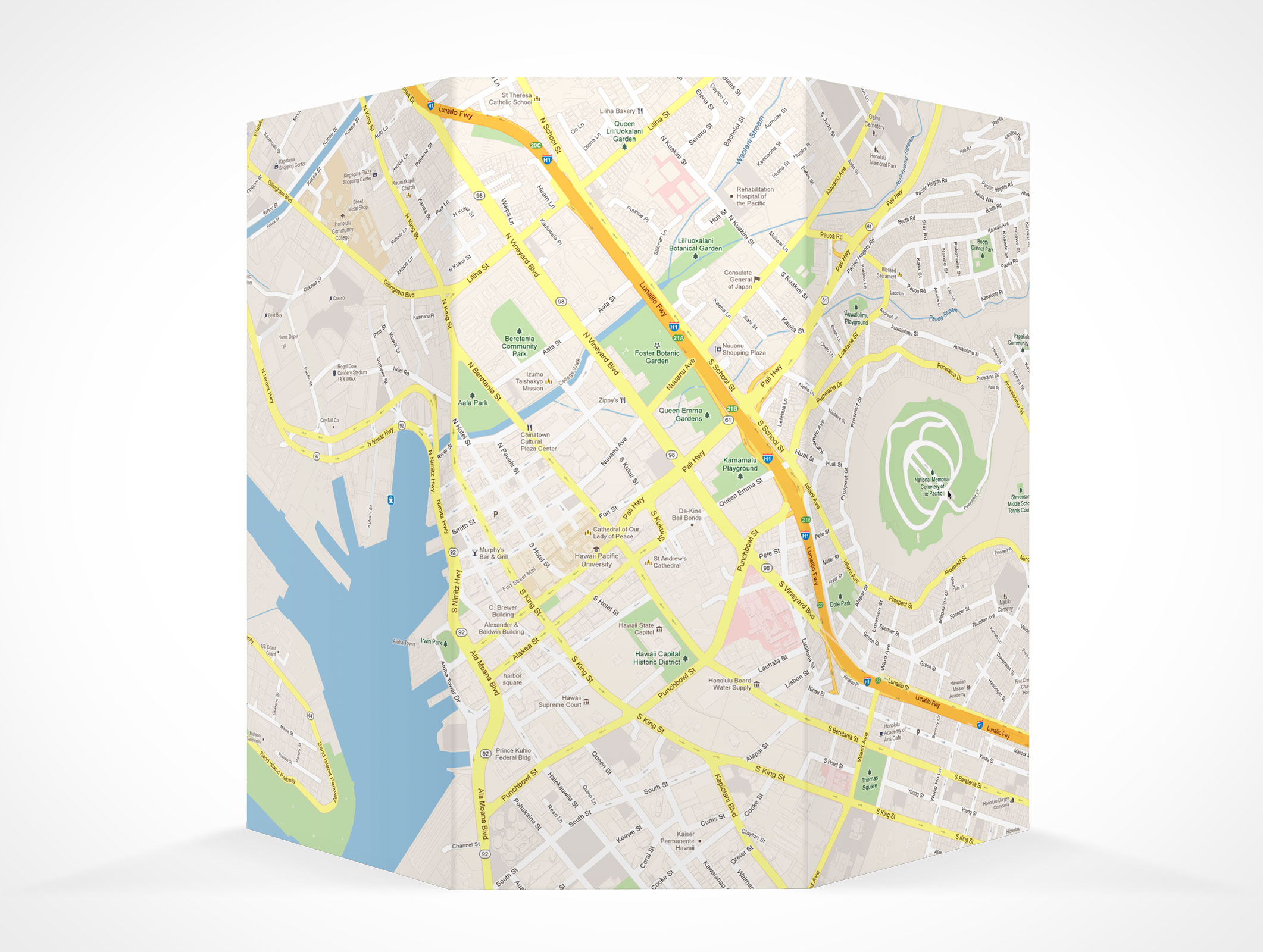 8.5 x 11 Tri-Fold Brochure Mockup 13r2
