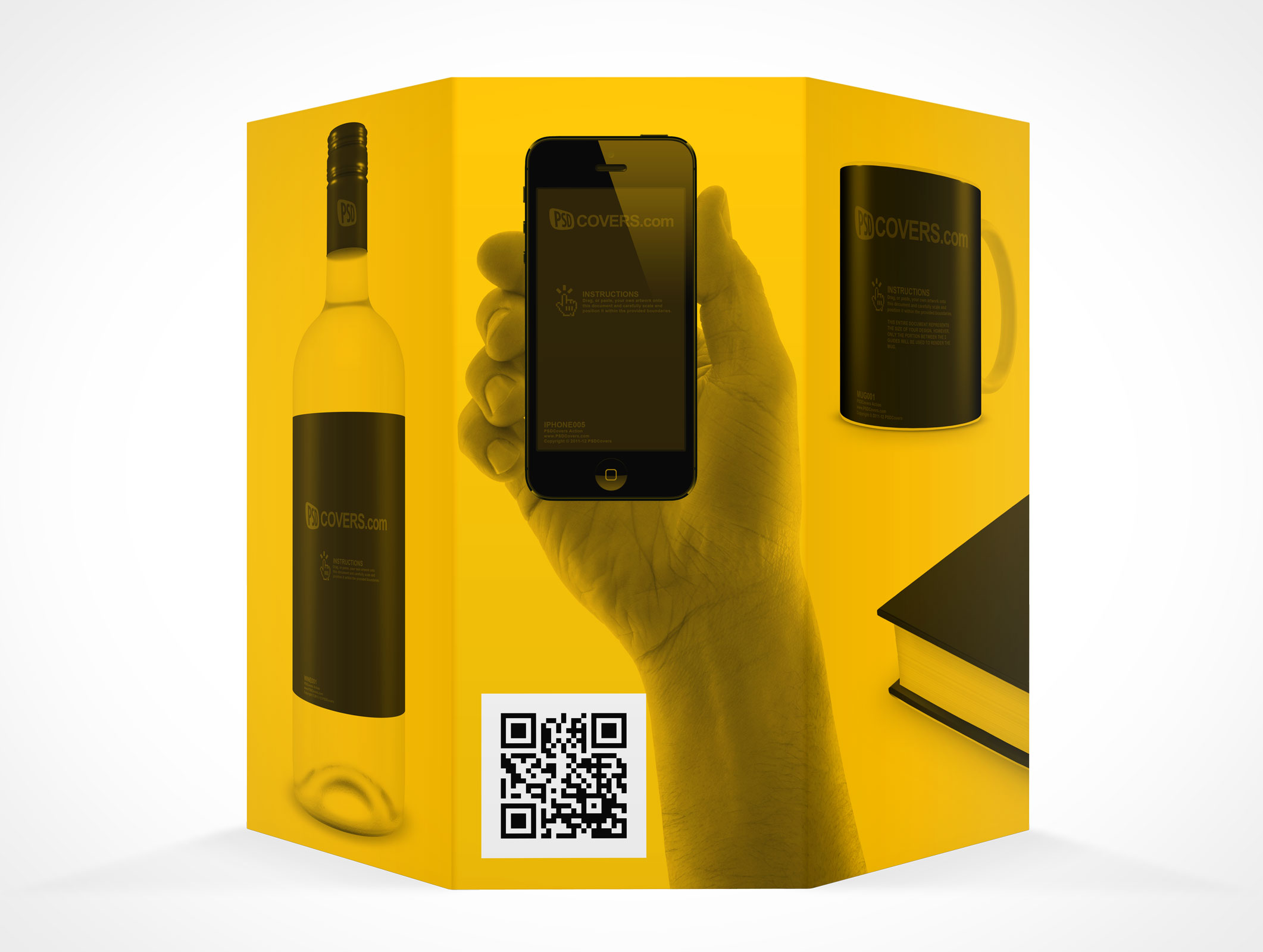 8.5 x 11 Tri-Fold Brochure Mockup 13r3