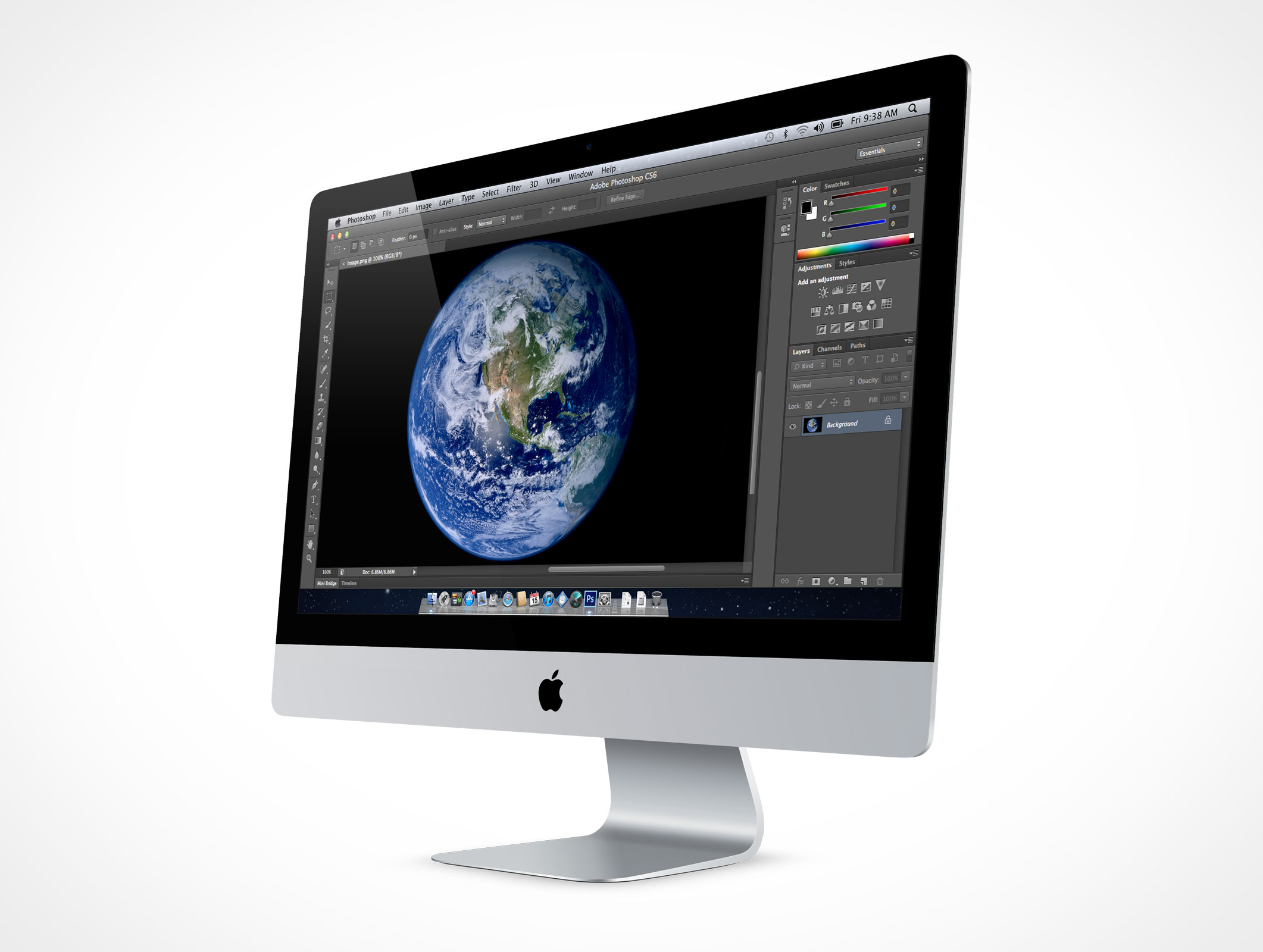 27" iMac Mockup 3r2