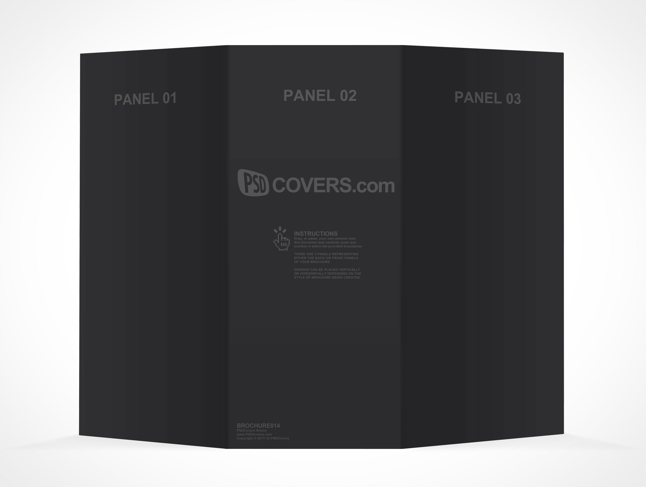 8.5 x 11 Tri-Fold Brochure Mockup 14