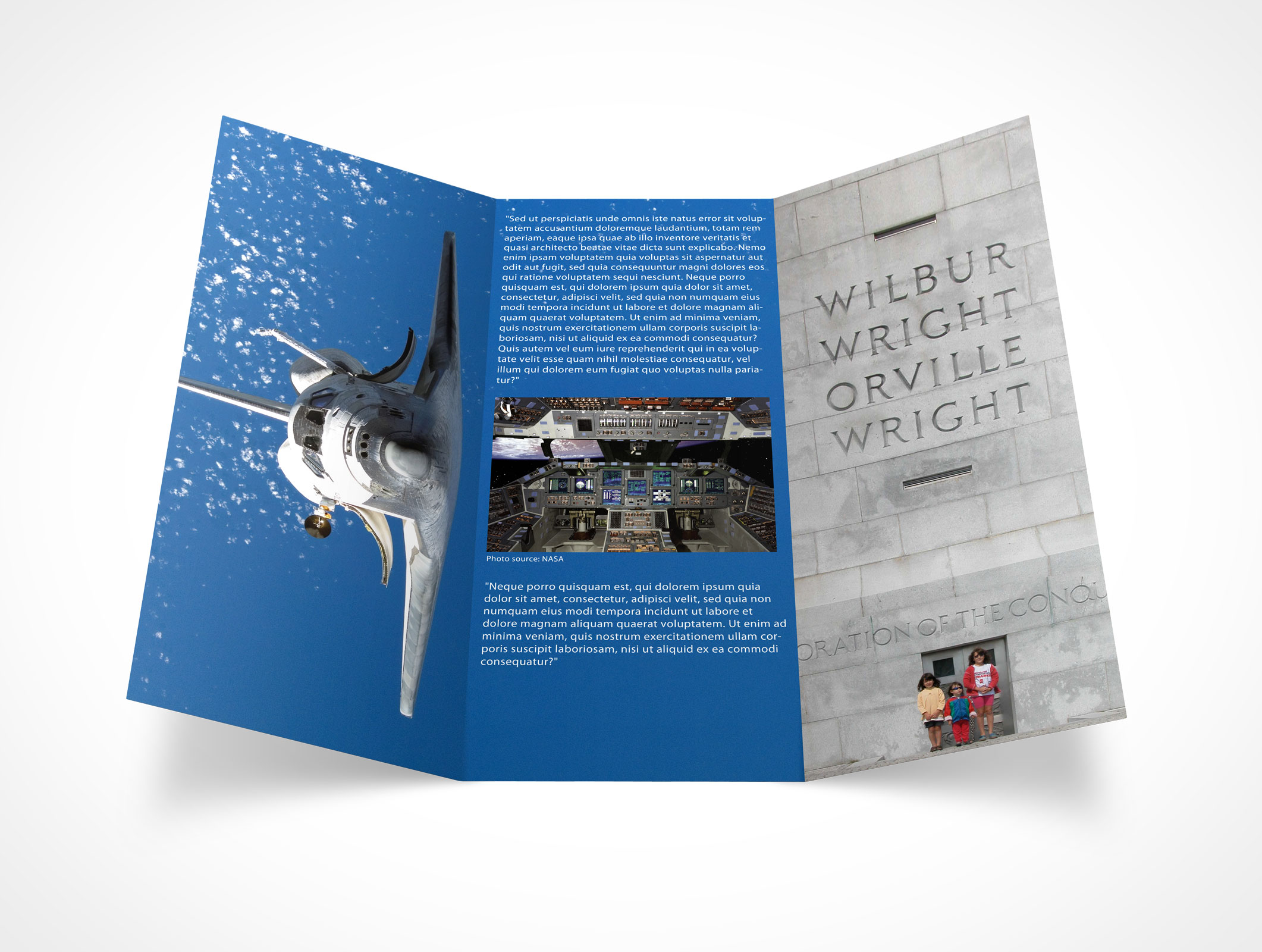 8.5 x 11 Tri-Fold Brochure Mockup 15r2