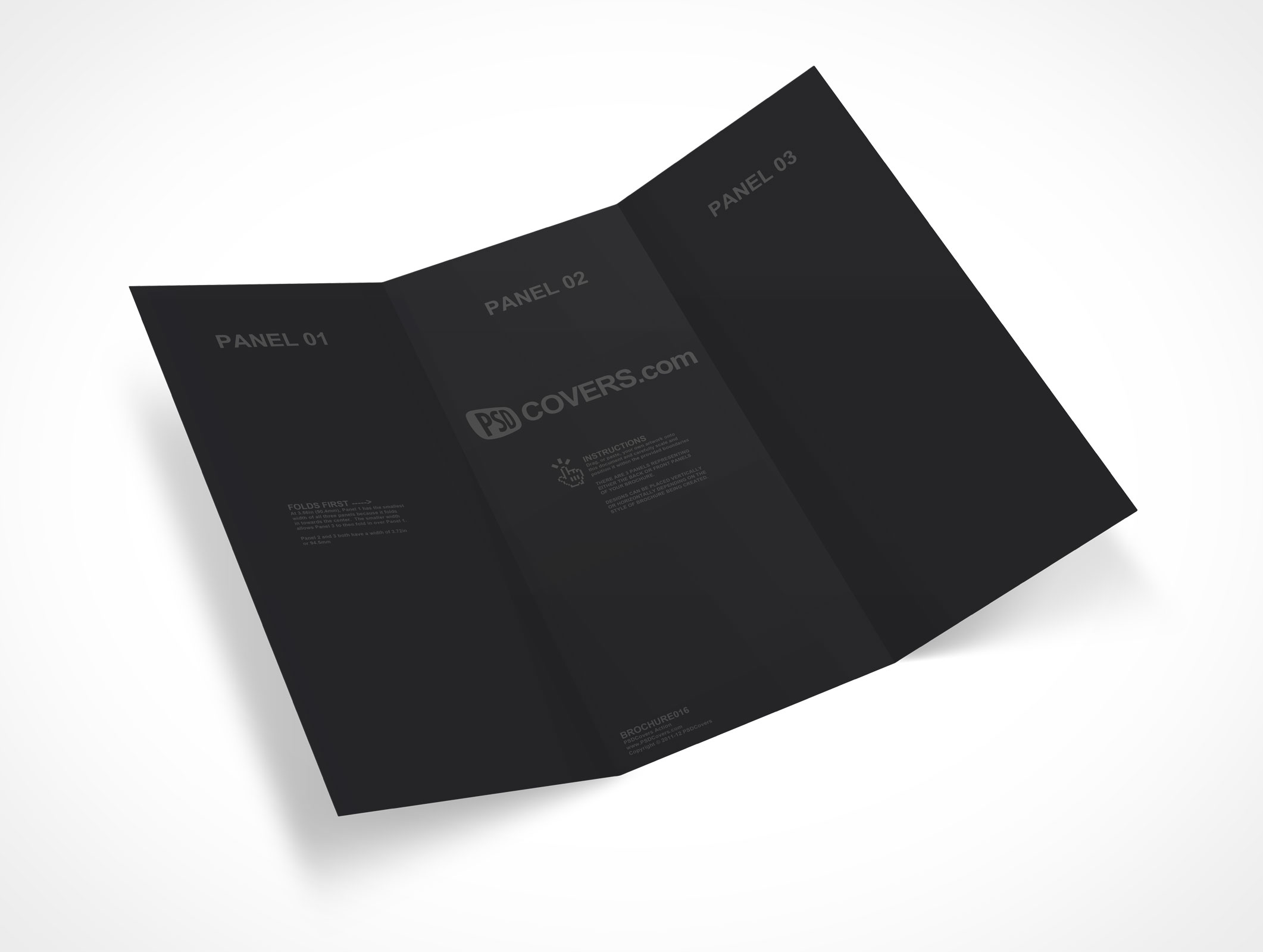 8.5 x 11 Tri-Fold Brochure Mockup 16