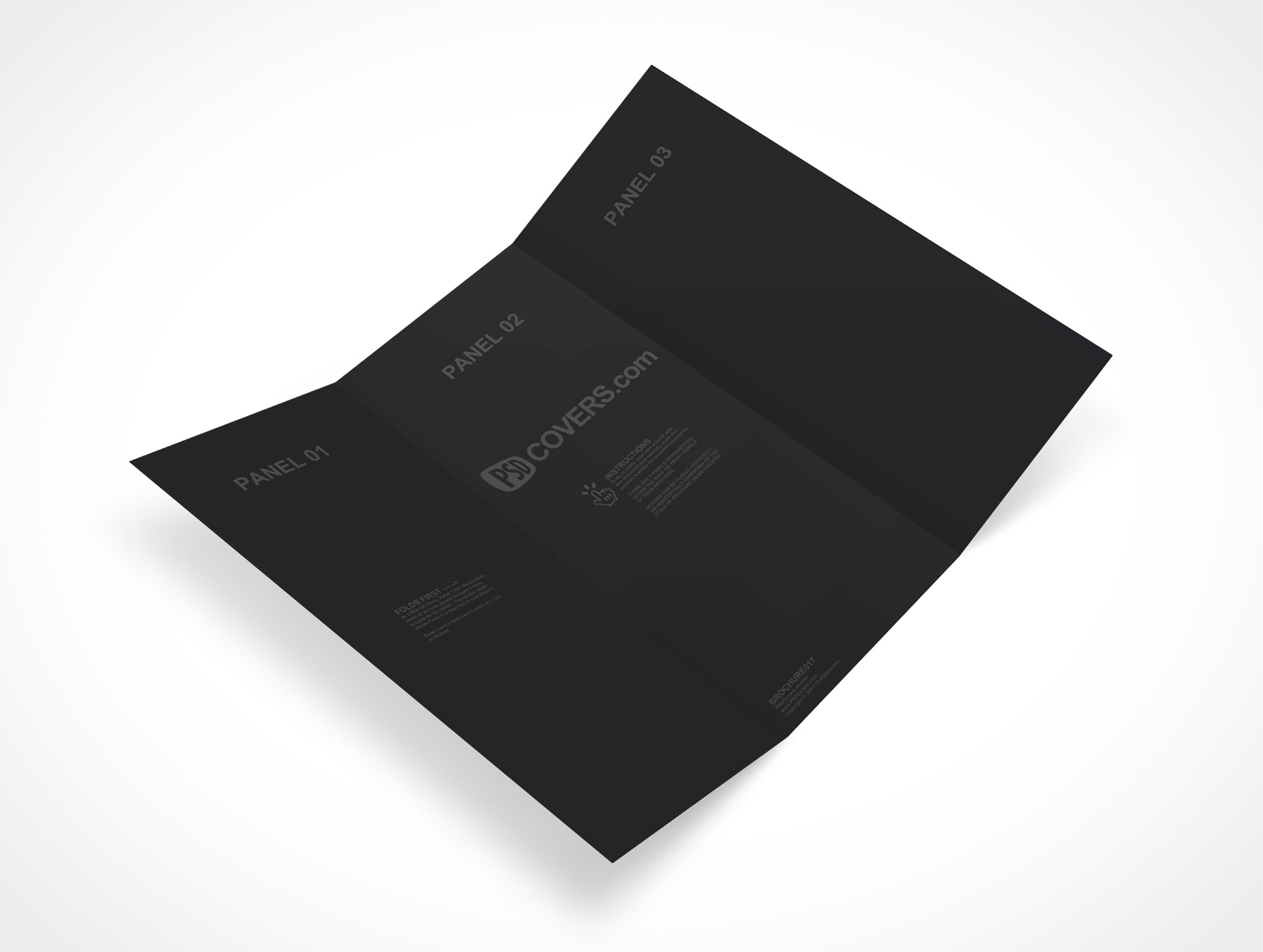 8.5 x 11 Tri-Fold Brochure Mockup 17