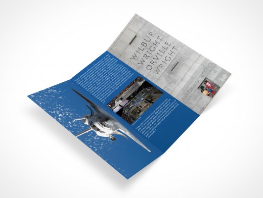 8.5 x 11 Tri-Fold Brochure Mockup 17r