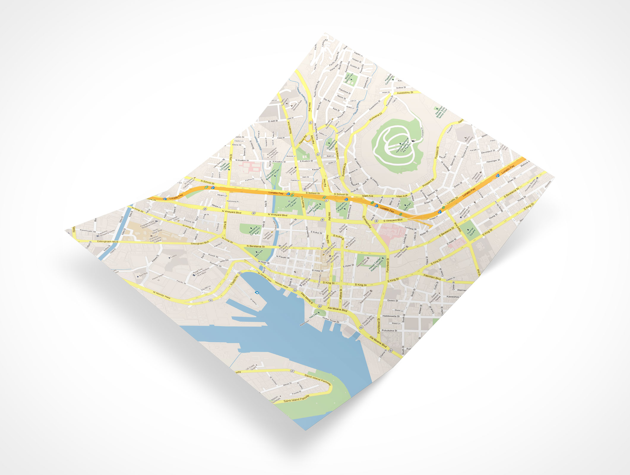 8.5 x 11 Tri-Fold Brochure Mockup 17r4
