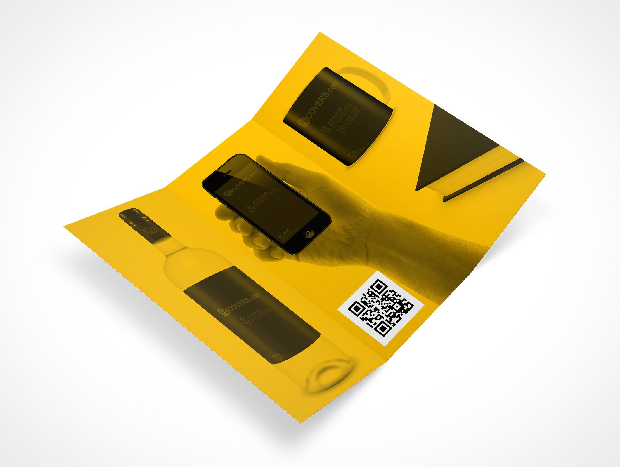 8.5 x 11 Tri-Fold Brochure Mockup 17r5