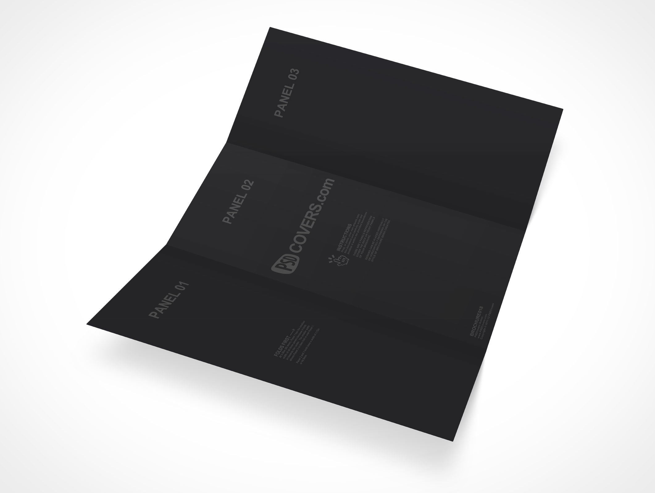 8.5 x 11 Tri-Fold Brochure Mockup 18