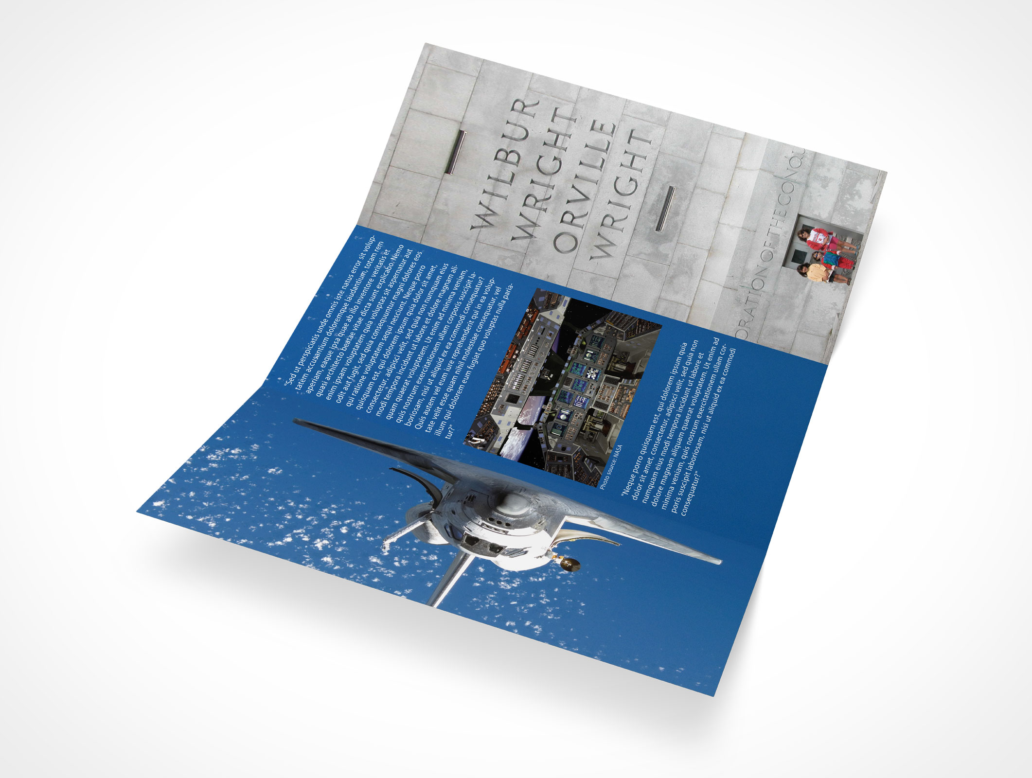 8.5 x 11 Tri-Fold Brochure Mockup 18r2