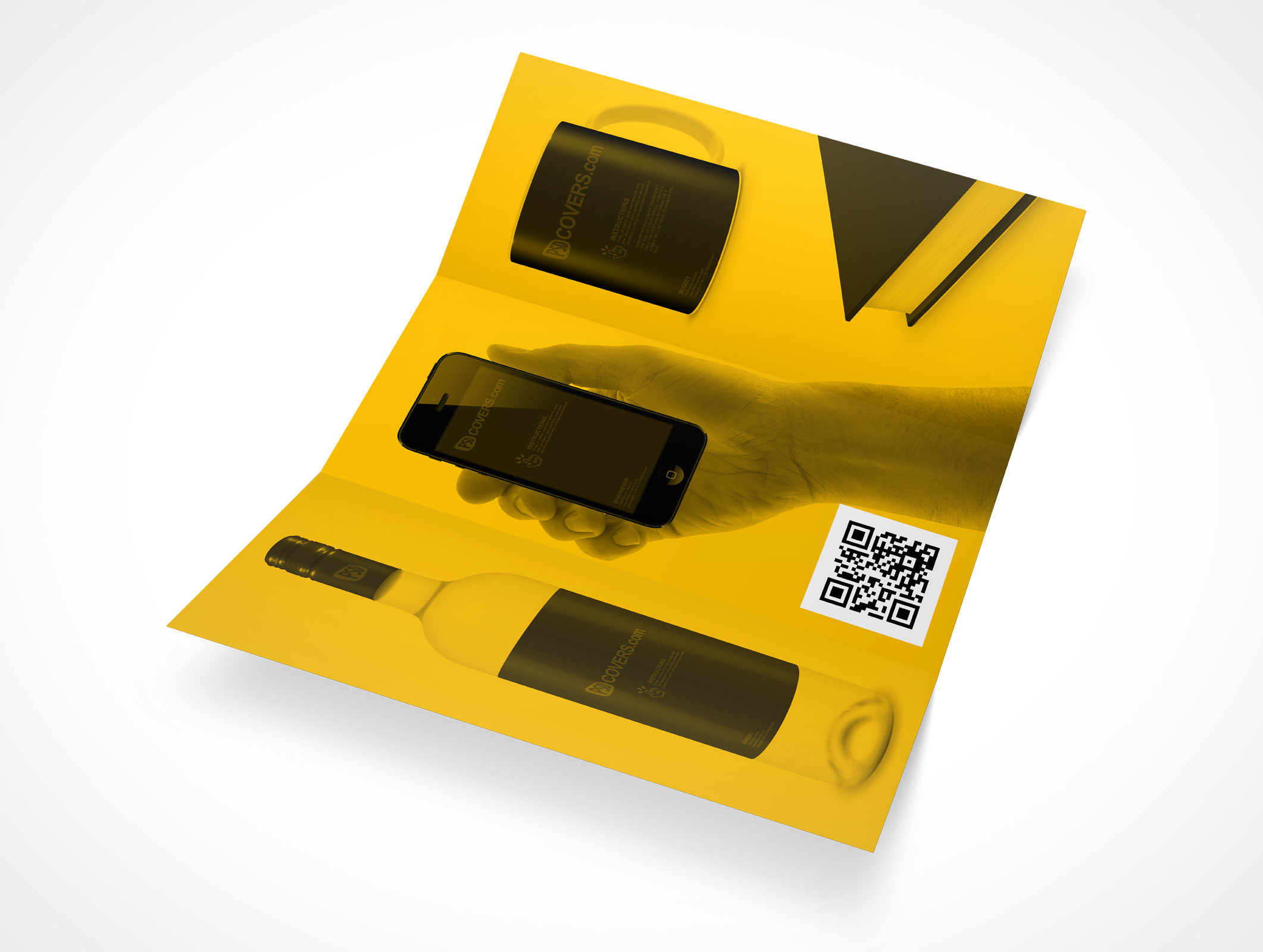 8.5 x 11 Tri-Fold Brochure Mockup 18r3