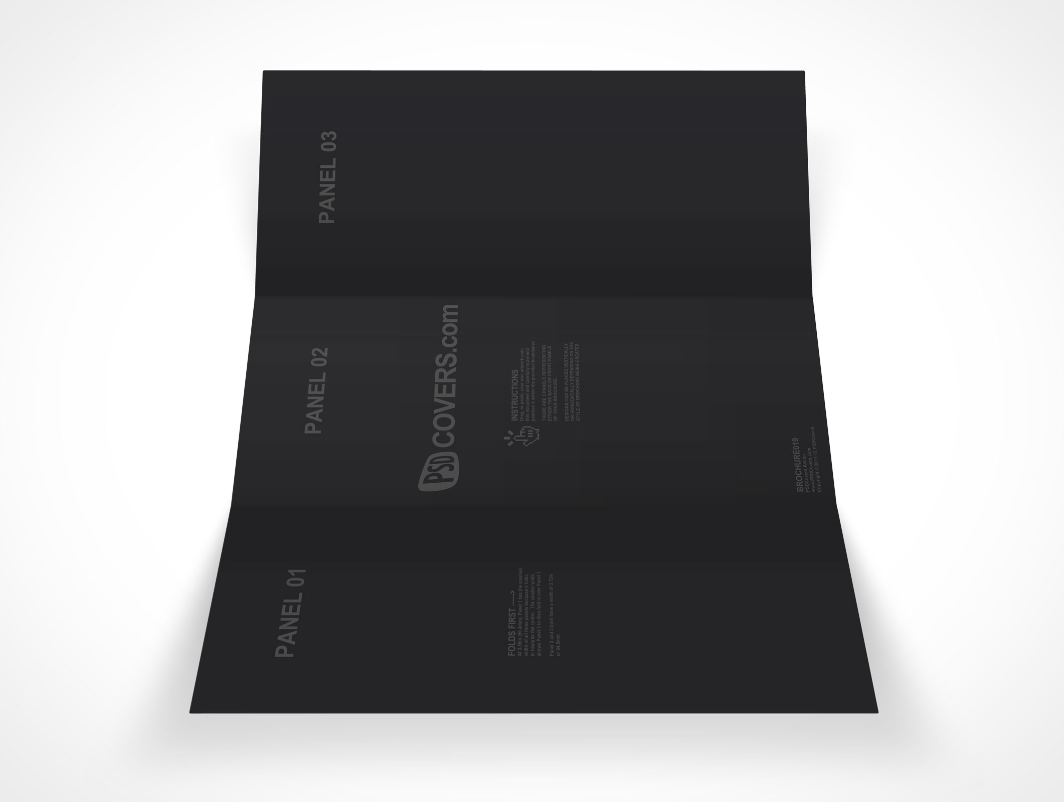 8.5 x 11 Tri-Fold Brochure Mockup 19