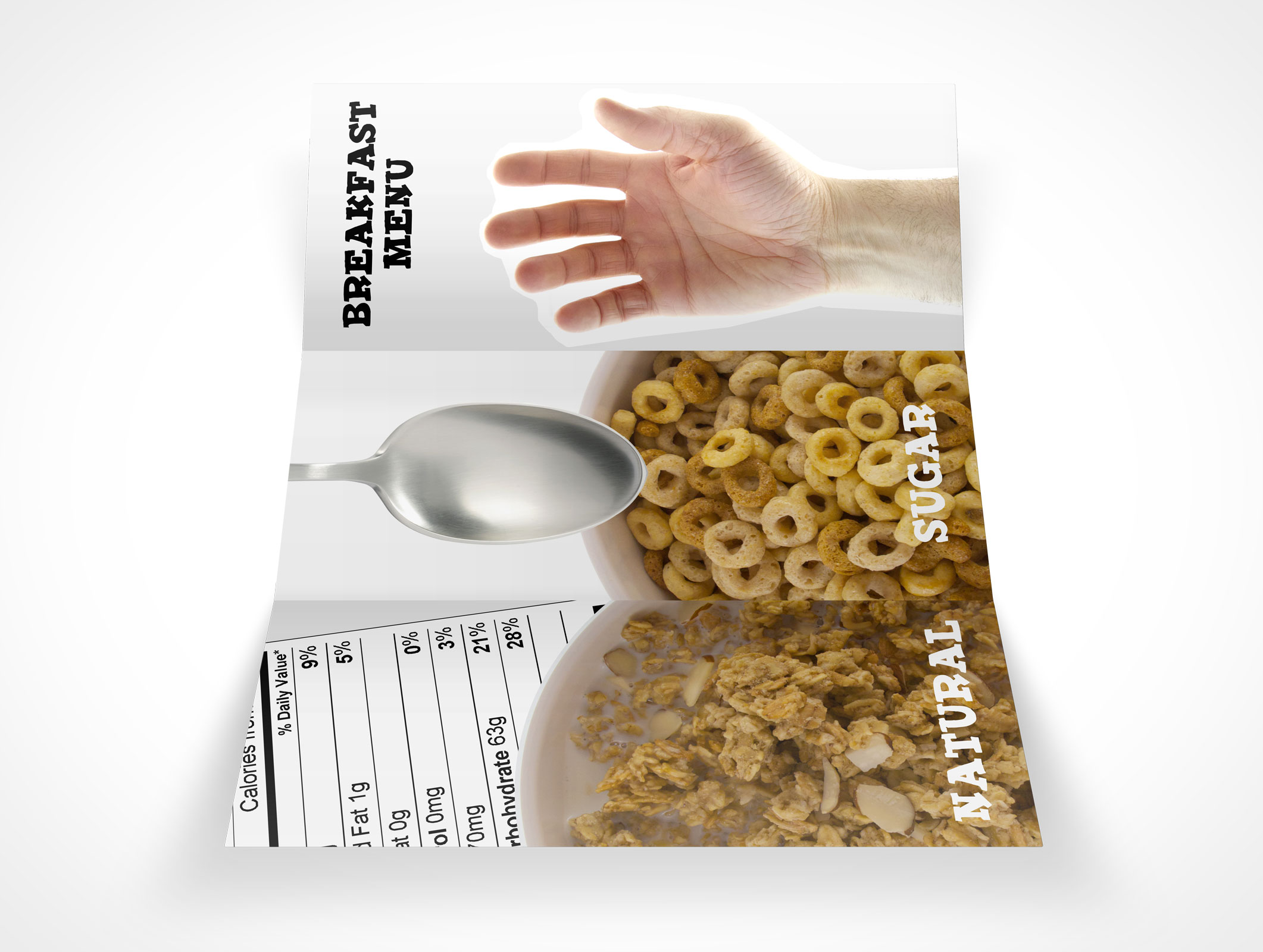 8.5 x 11 Tri-Fold Brochure Mockup 19r3