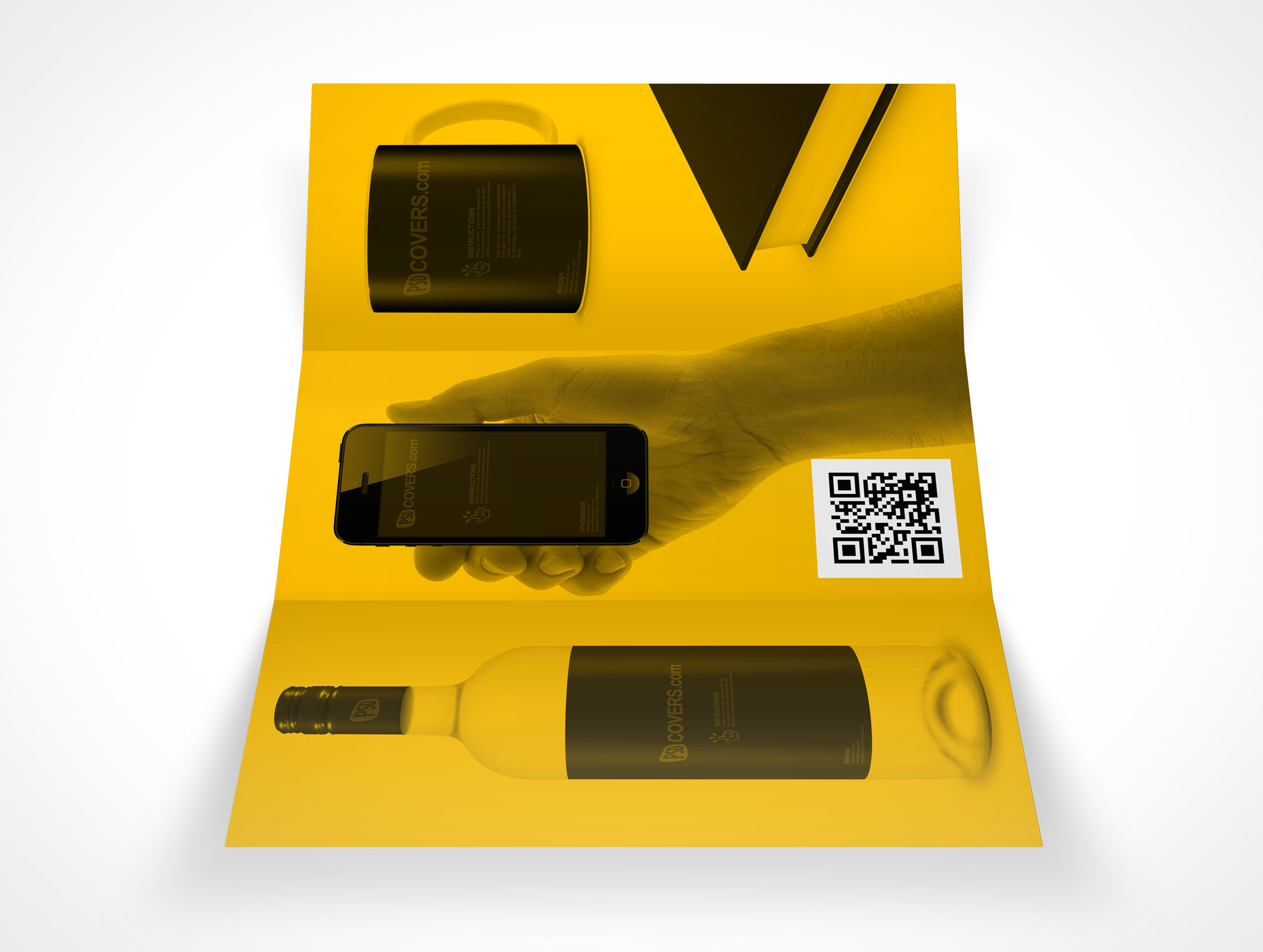8.5 x 11 Tri-Fold Brochure Mockup 19r5