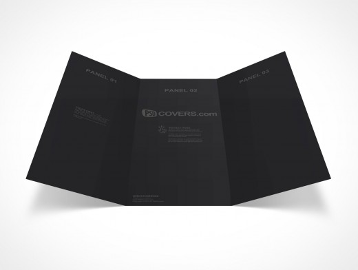 8.5 x 11 Tri-Fold Brochure Mockup 20
