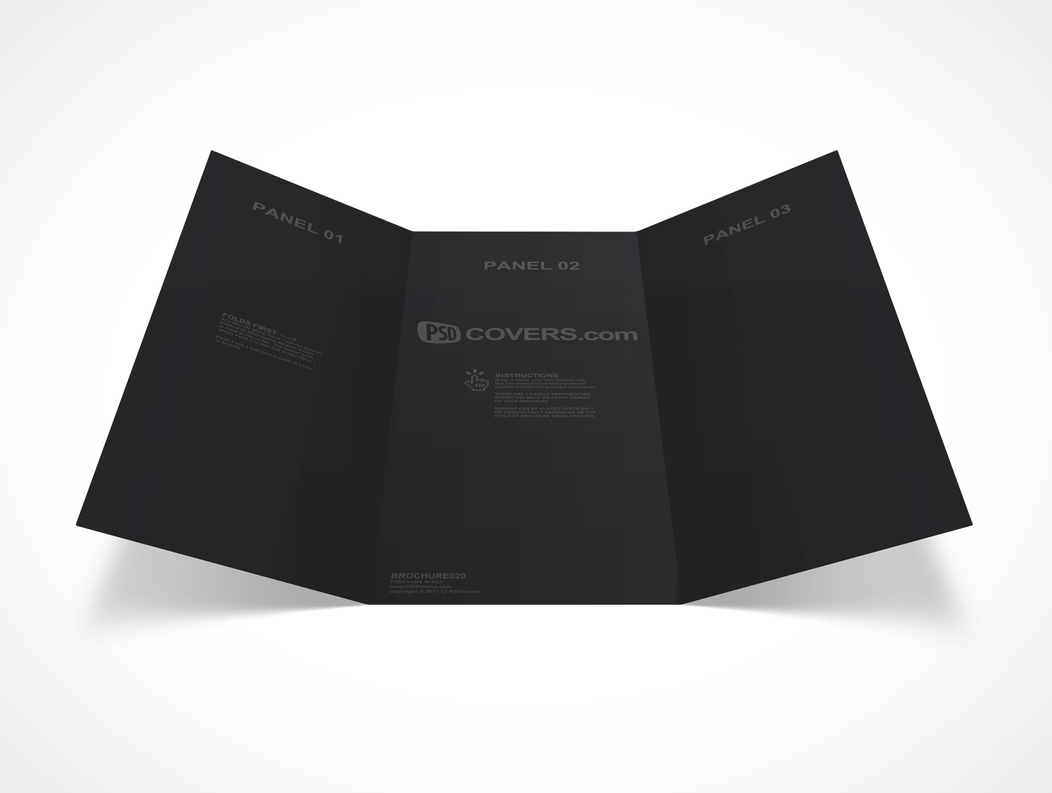 8.5 x 11 Tri-Fold Brochure Mockup 20