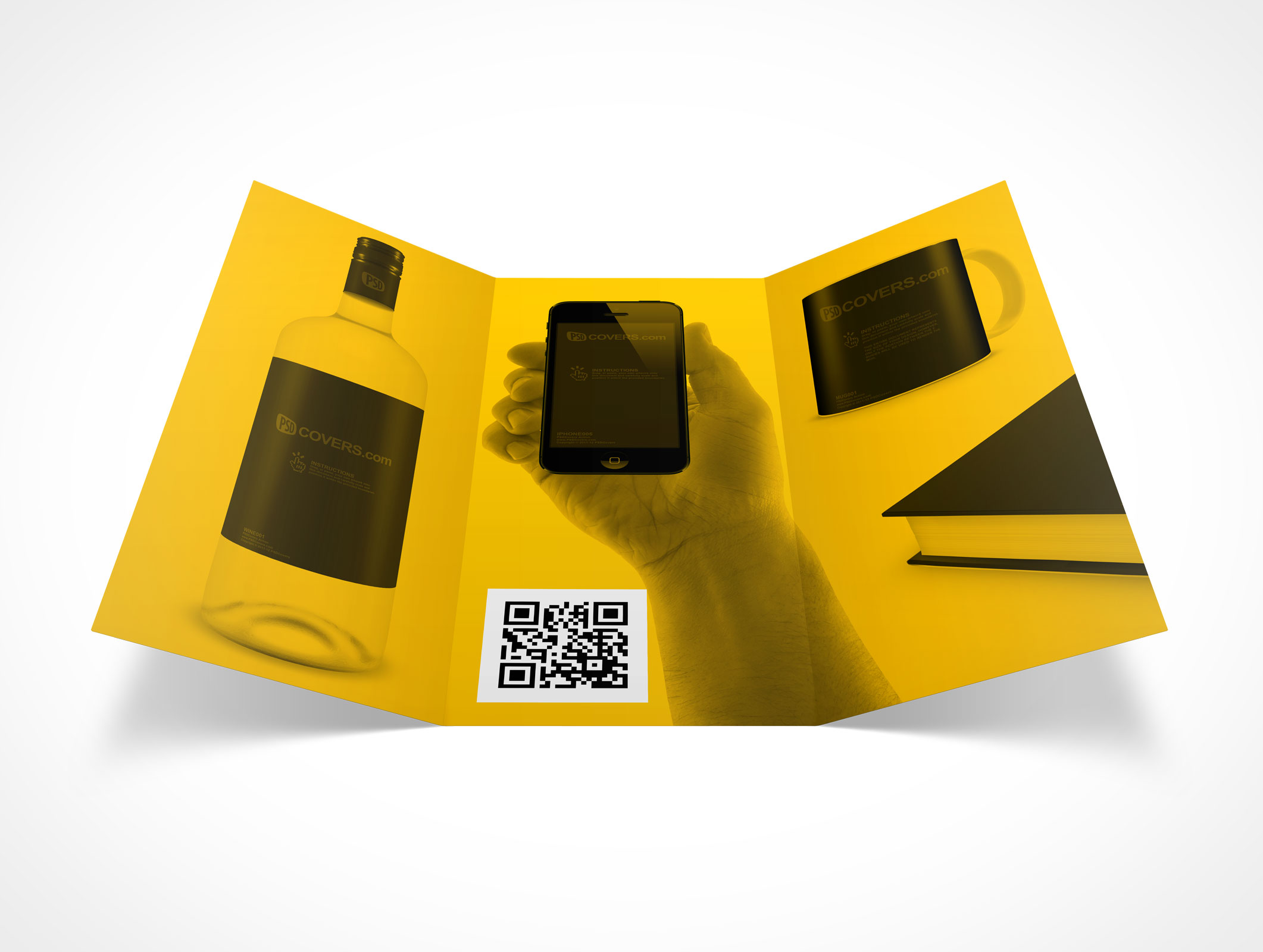 8.5 x 11 Tri-Fold Brochure Mockup 20r3