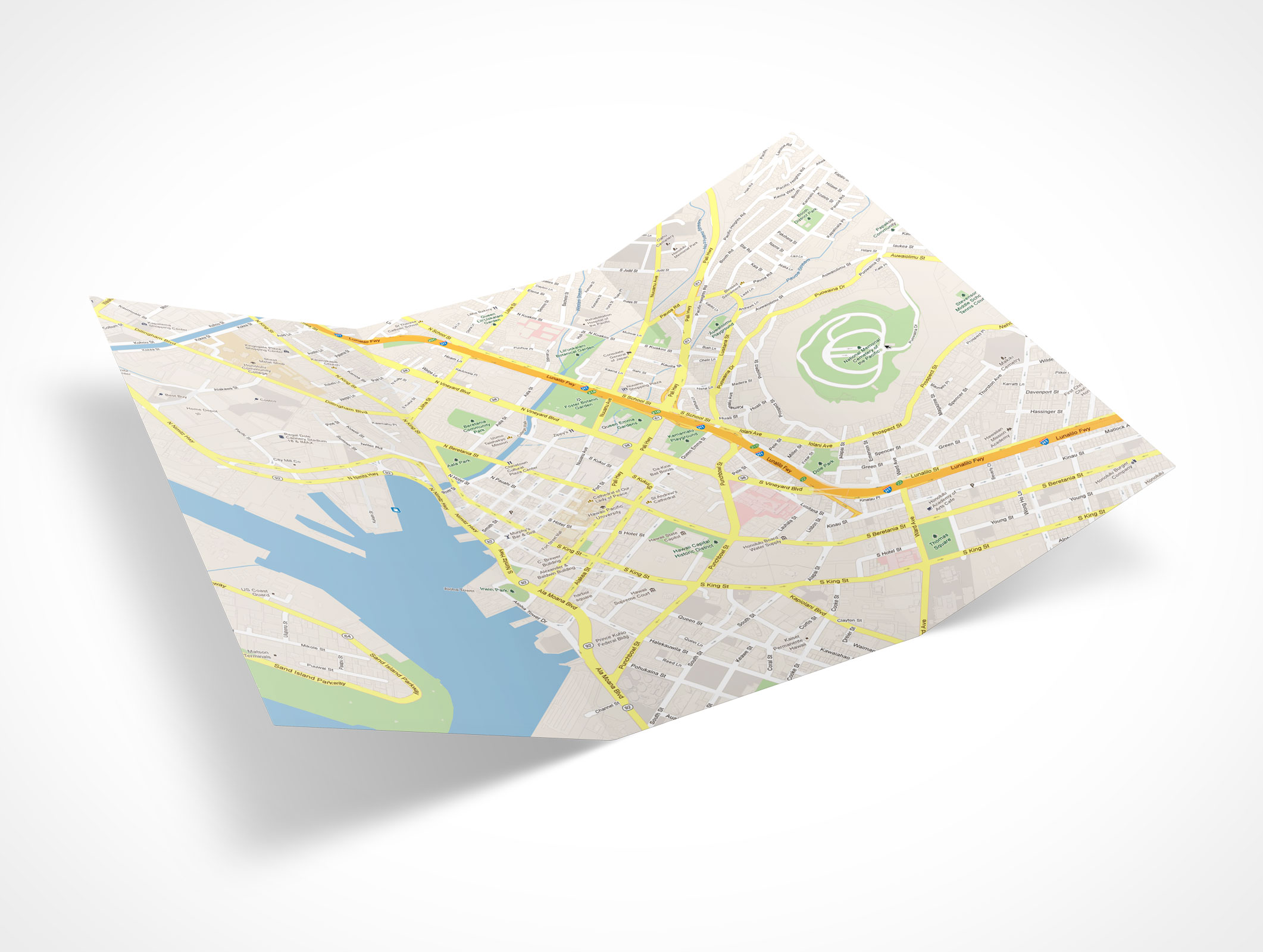 8.5 x 11 Tri-Fold Brochure Mockup 21r4