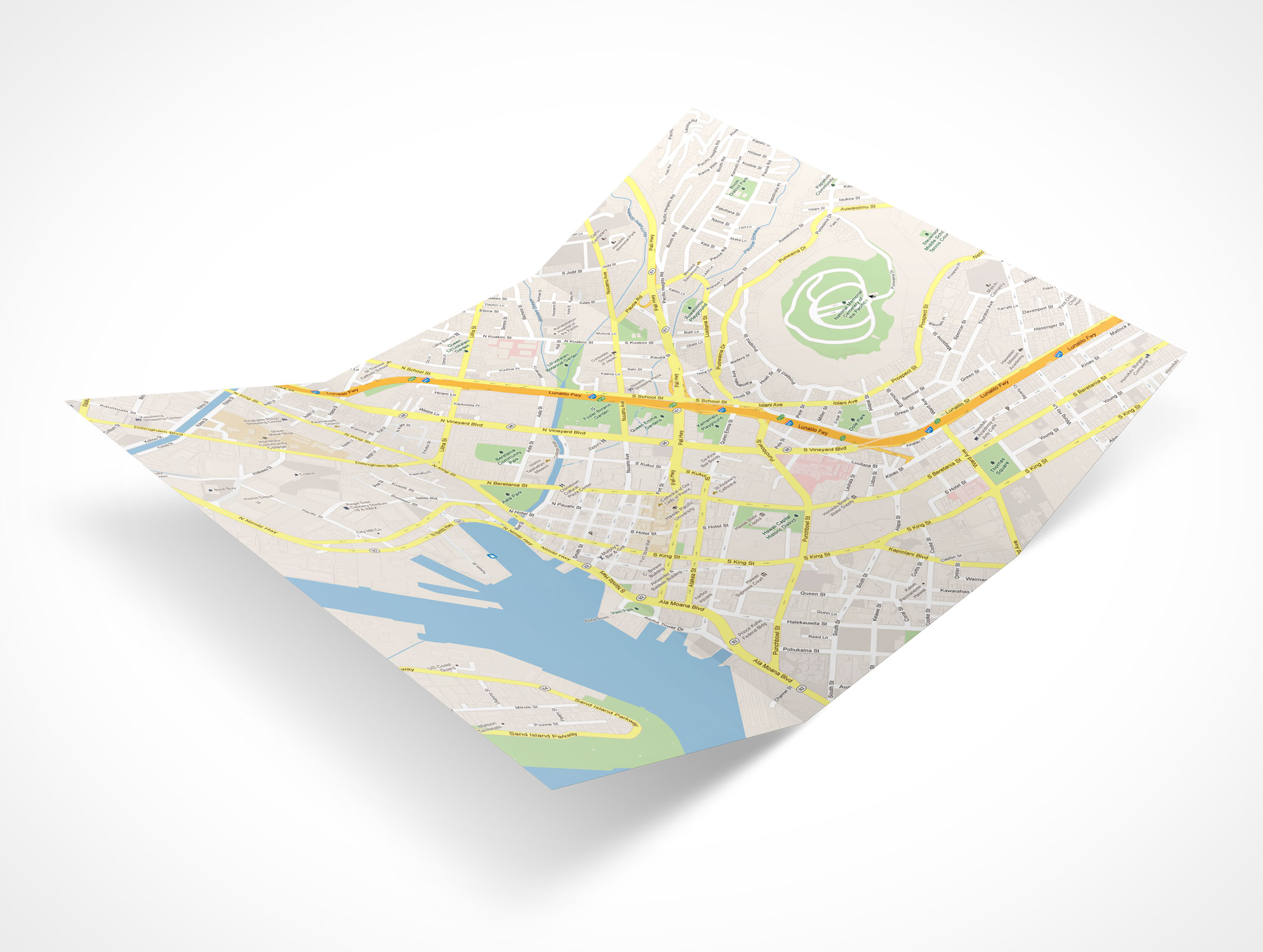8.5 x 11 Tri-Fold Brochure Mockup 22r4