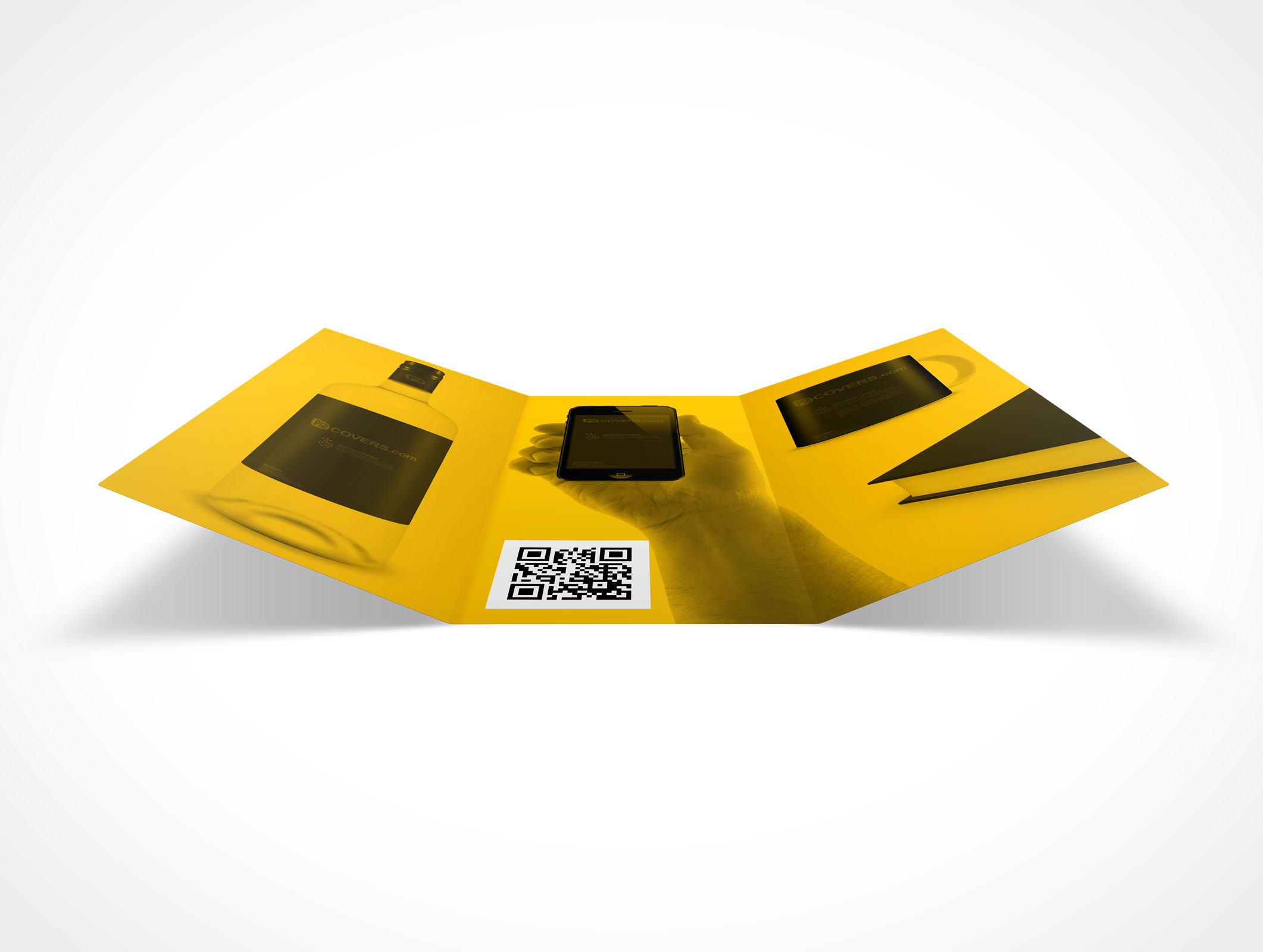 8.5 x 11 Tri-Fold Brochure Mockup 23r5