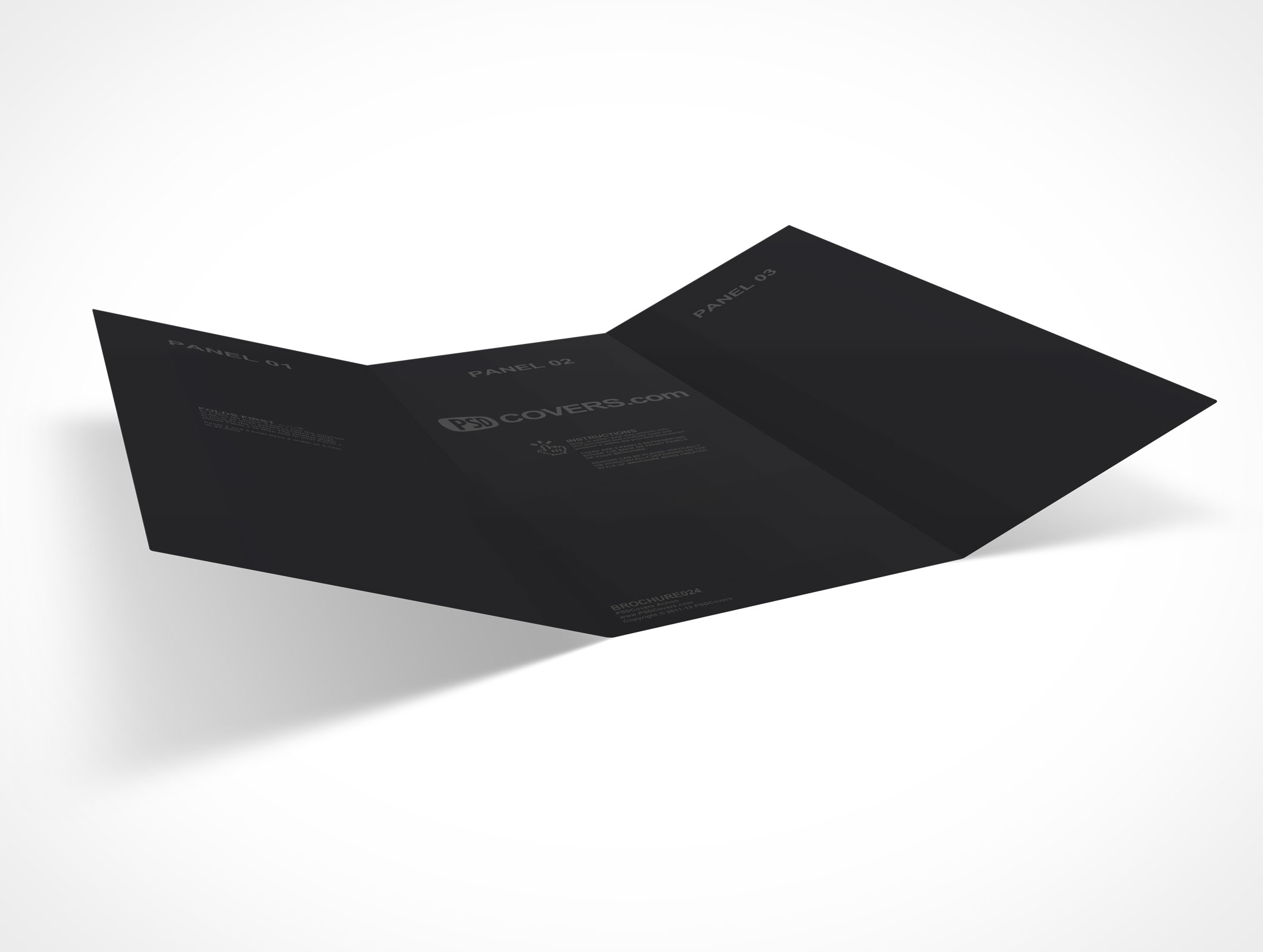 8.5 x 11 Tri-Fold Brochure Mockup 24