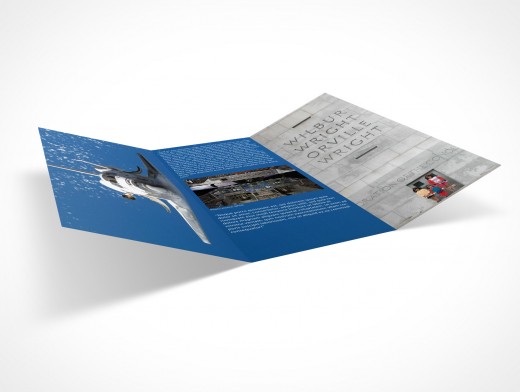 8.5 x 11 Tri-Fold Brochure Mockup 24r