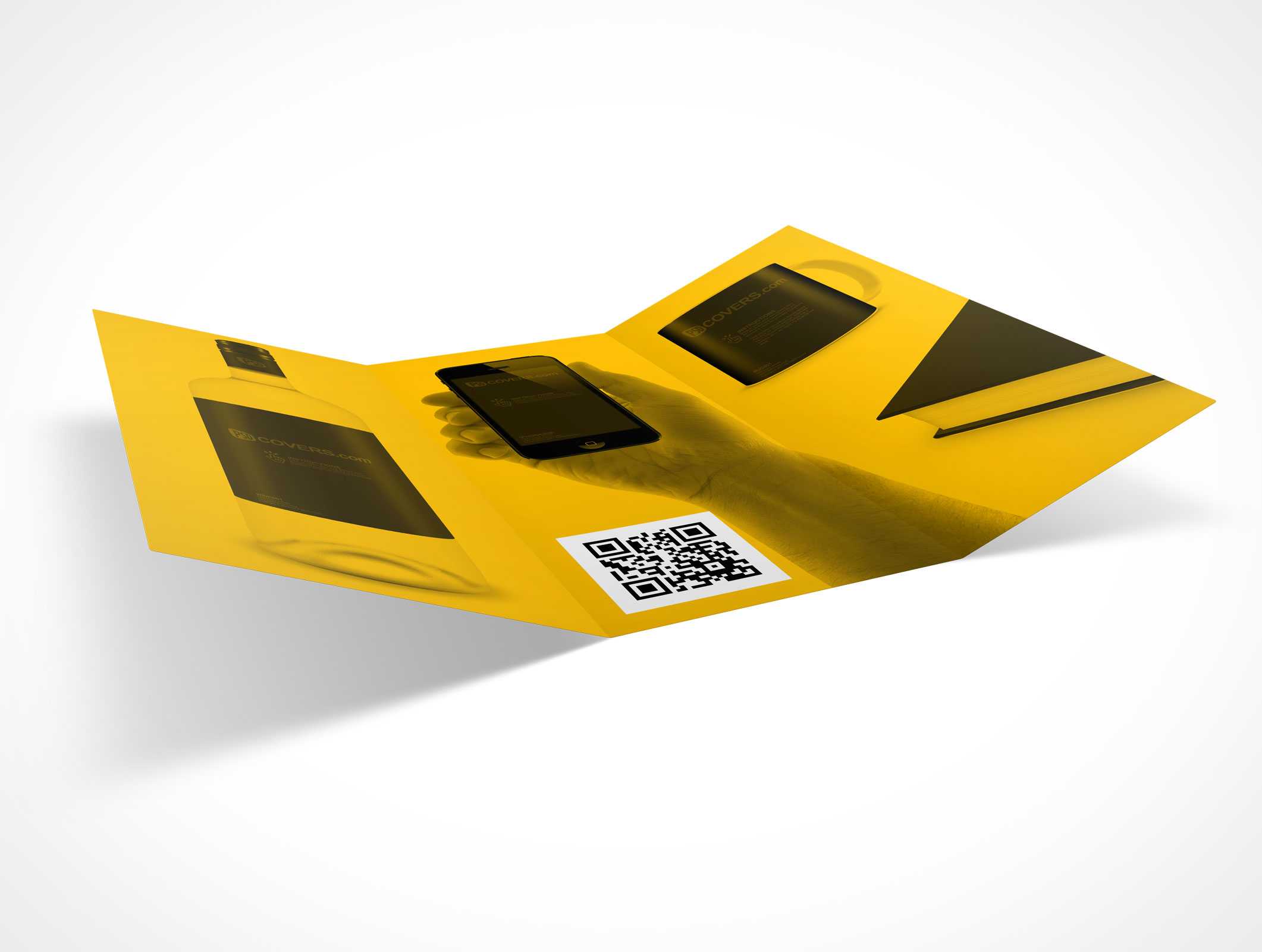 8.5 x 11 Tri-Fold Brochure Mockup 24r3