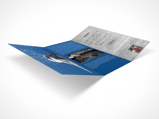 8.5 x 11 Tri-Fold Brochure Mockup 25r