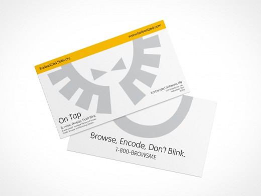 Business Card Mockup 4r