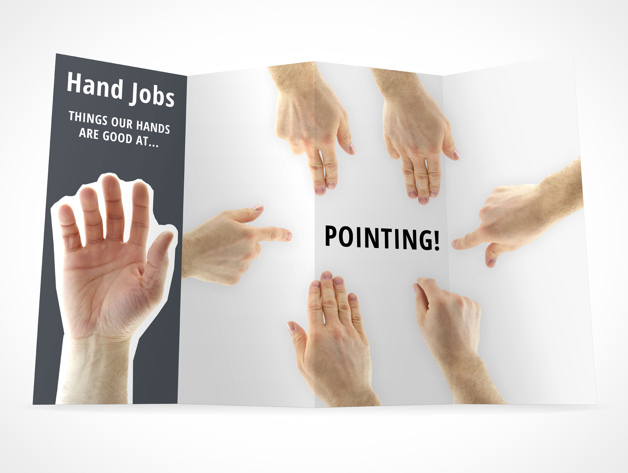 Four Fold Flyer Mockup 2r4