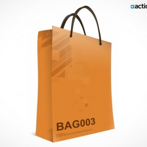 PSD Mockup Template ActionUser Paper Bag