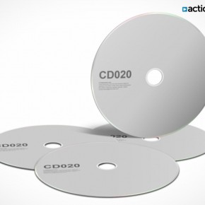 PSD Mockup Template ActionUser CD DVD