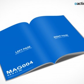 PSD Mockup Template ActionUser Magazine