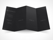 Four Fold Flyer Mockup 3