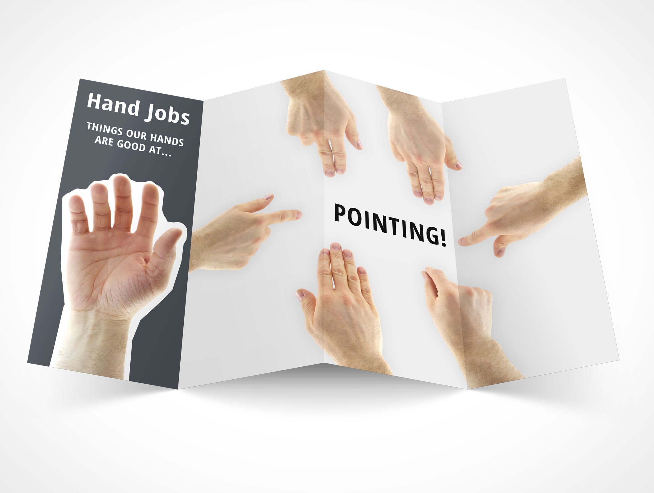 Four Fold Flyer Mockup 3r2