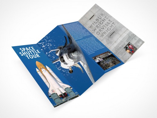 Four Fold Flyer Mockup 4r